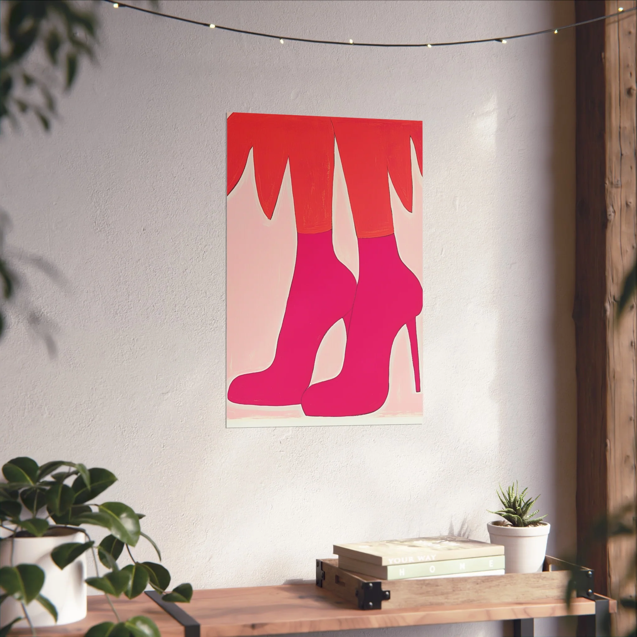 Bold Stiletto Silhouette Fine Art Poster - Image 34