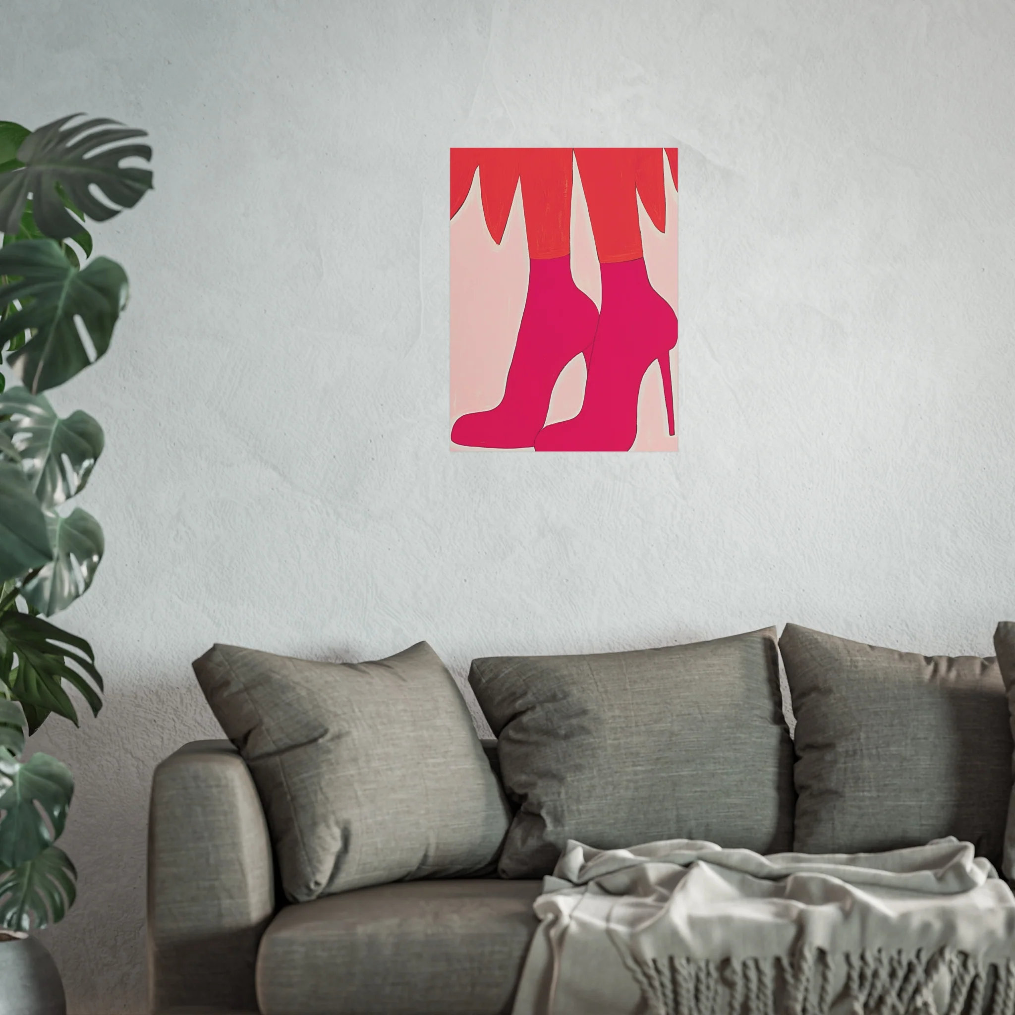 Bold Stiletto Silhouette Fine Art Poster - Image 35