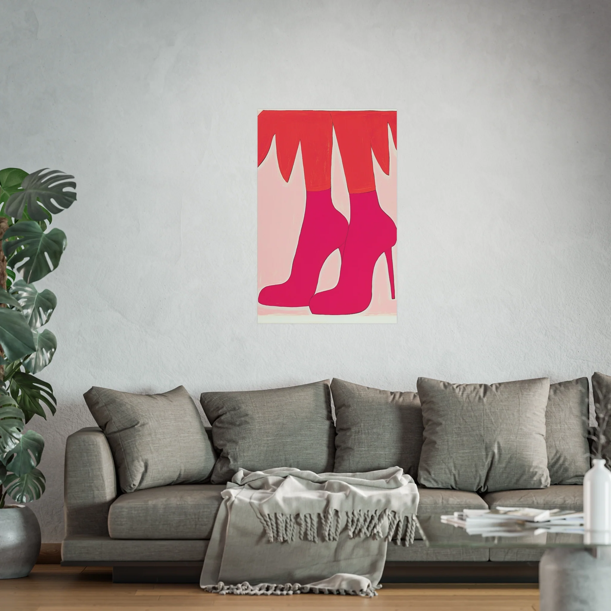 Bold Stiletto Silhouette Fine Art Poster - Image 45