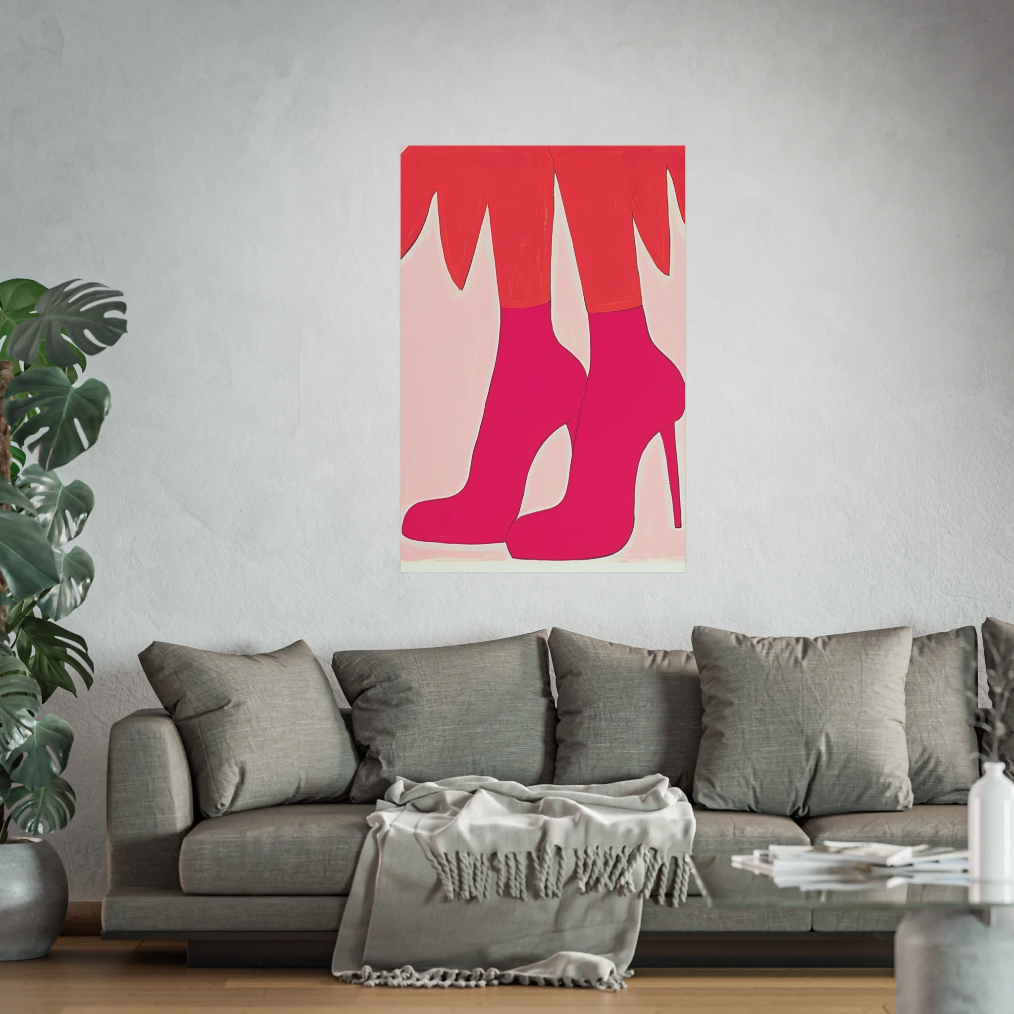 Bold Stiletto Silhouette Fine Art Poster - Image 47