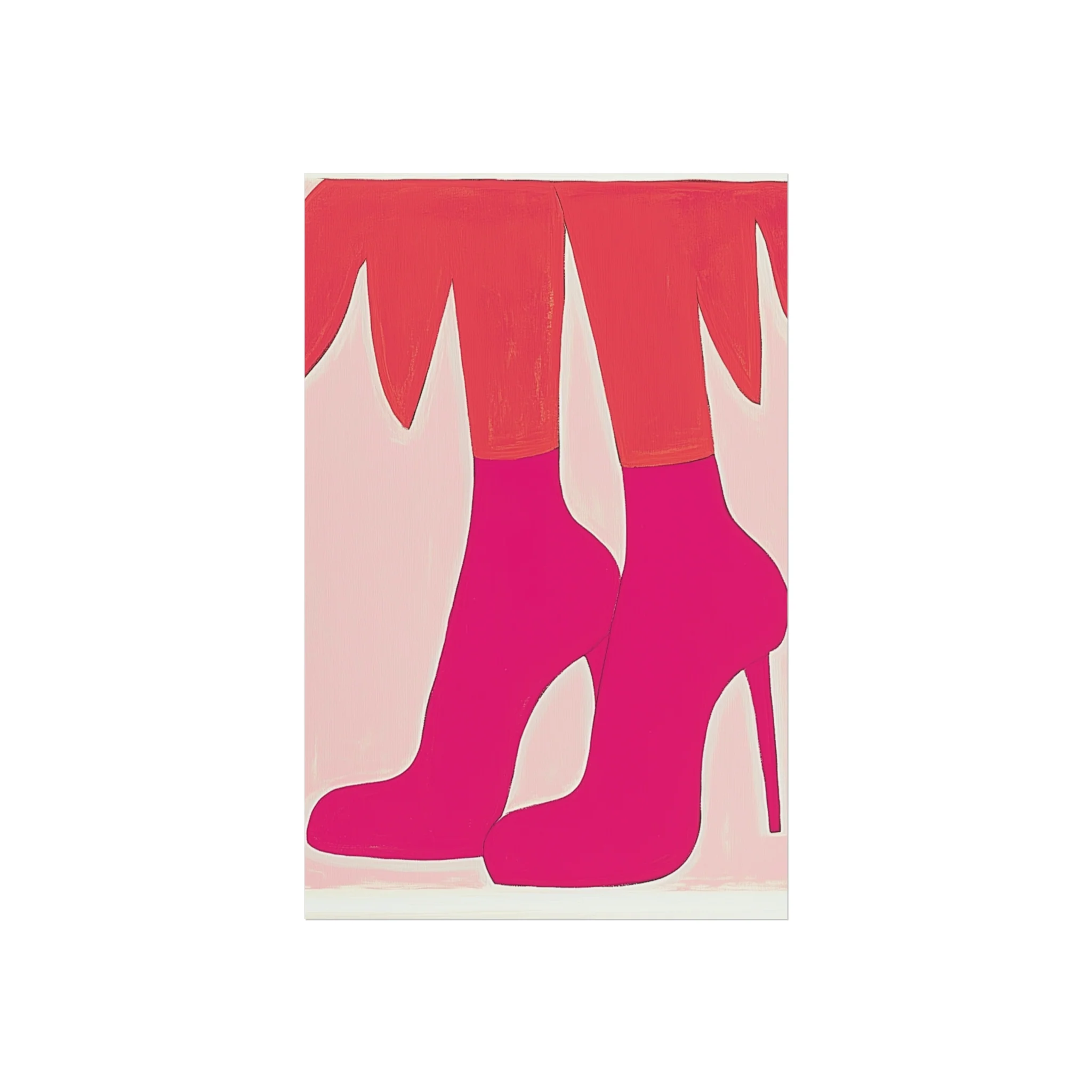 Bold Stiletto Silhouette Fine Art Poster - Image 5