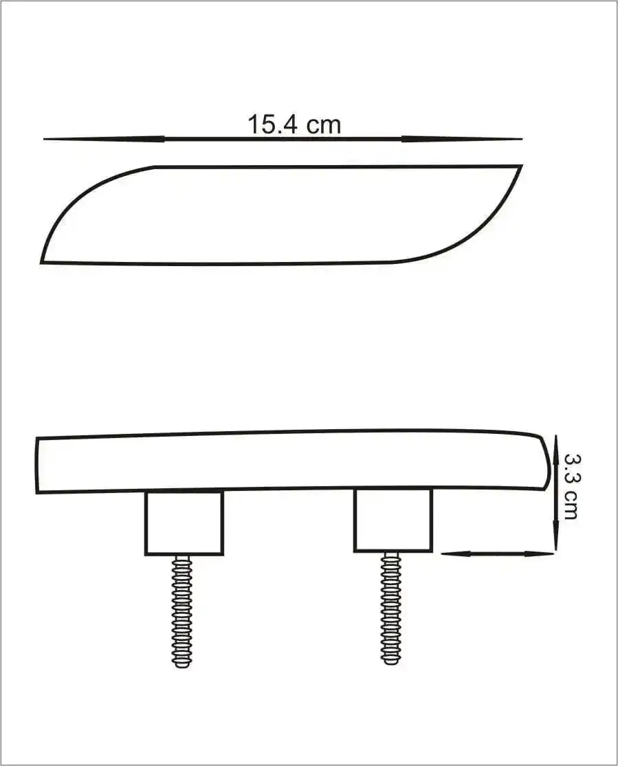 Bone-Inlay Curved Cabinet Drawer Pulls - Image 5