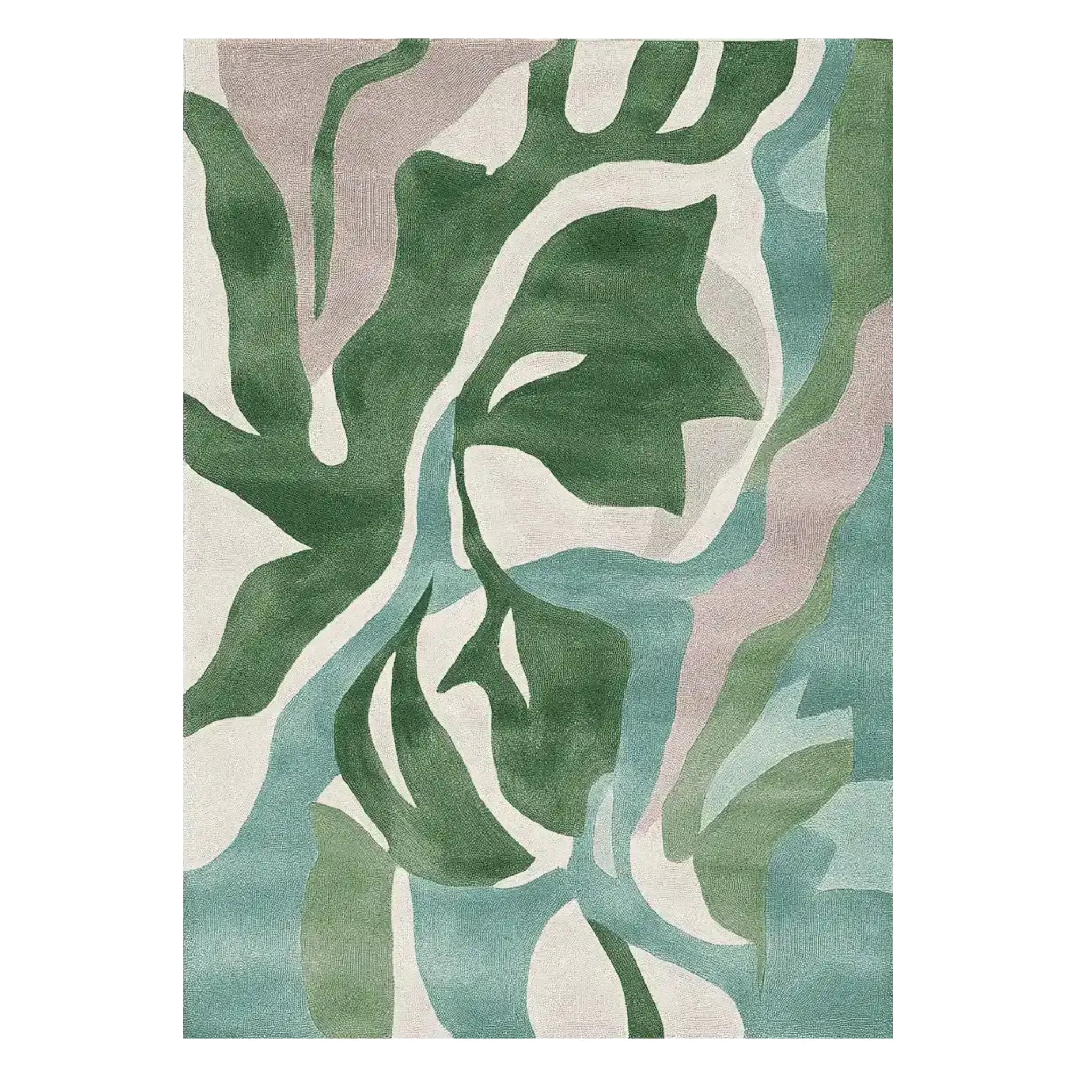 Botanic Flow Forms Hand Tufted Rug