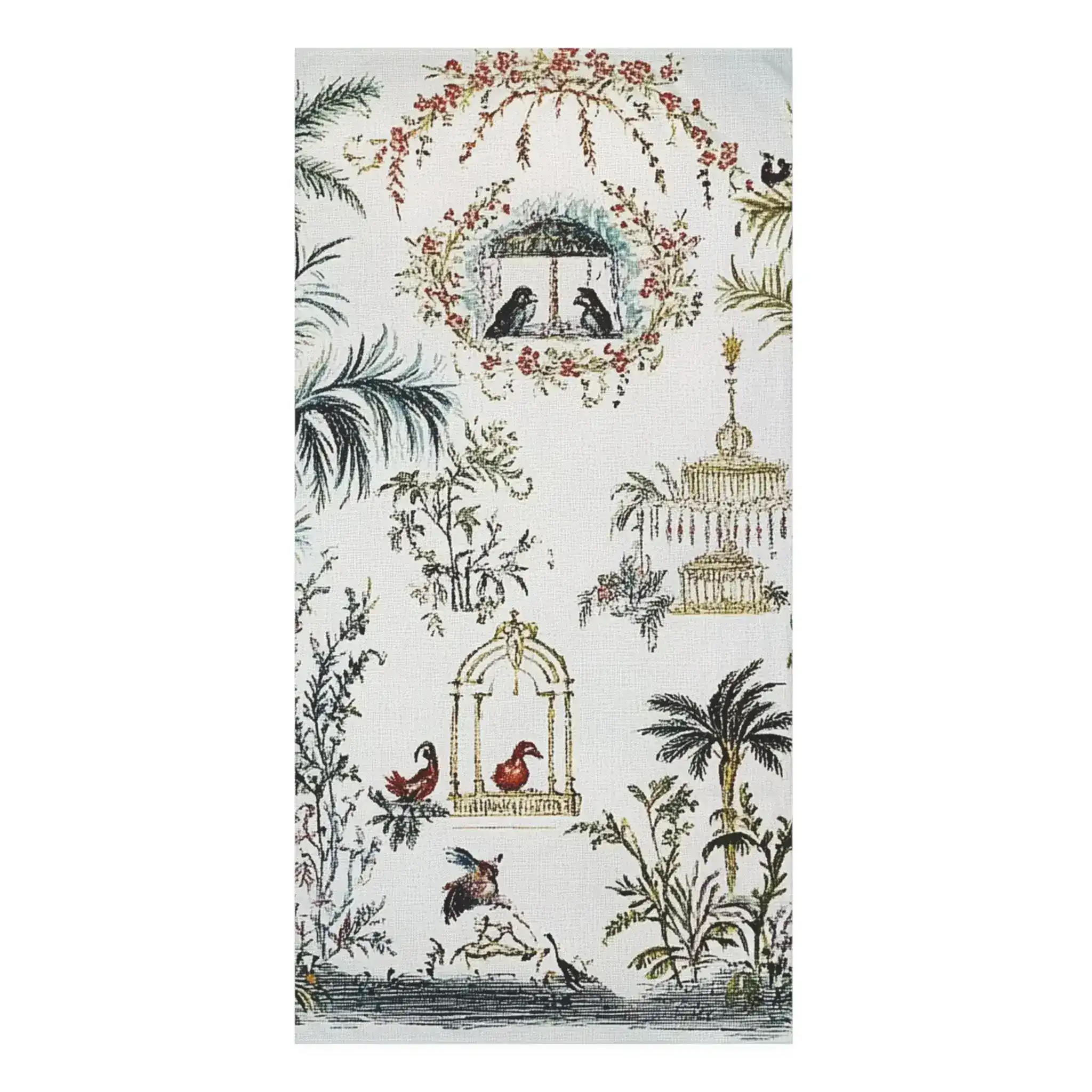 Botanical Birdcage Garden Bath Towel