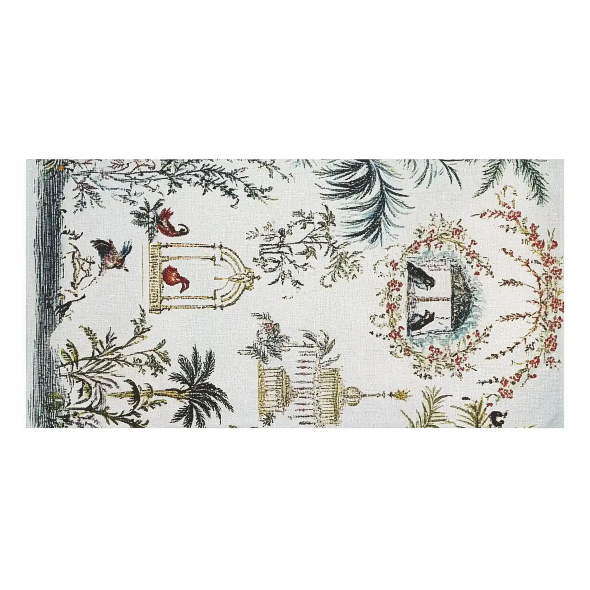 Botanical Birdcage Garden Bath Towel - Image 3