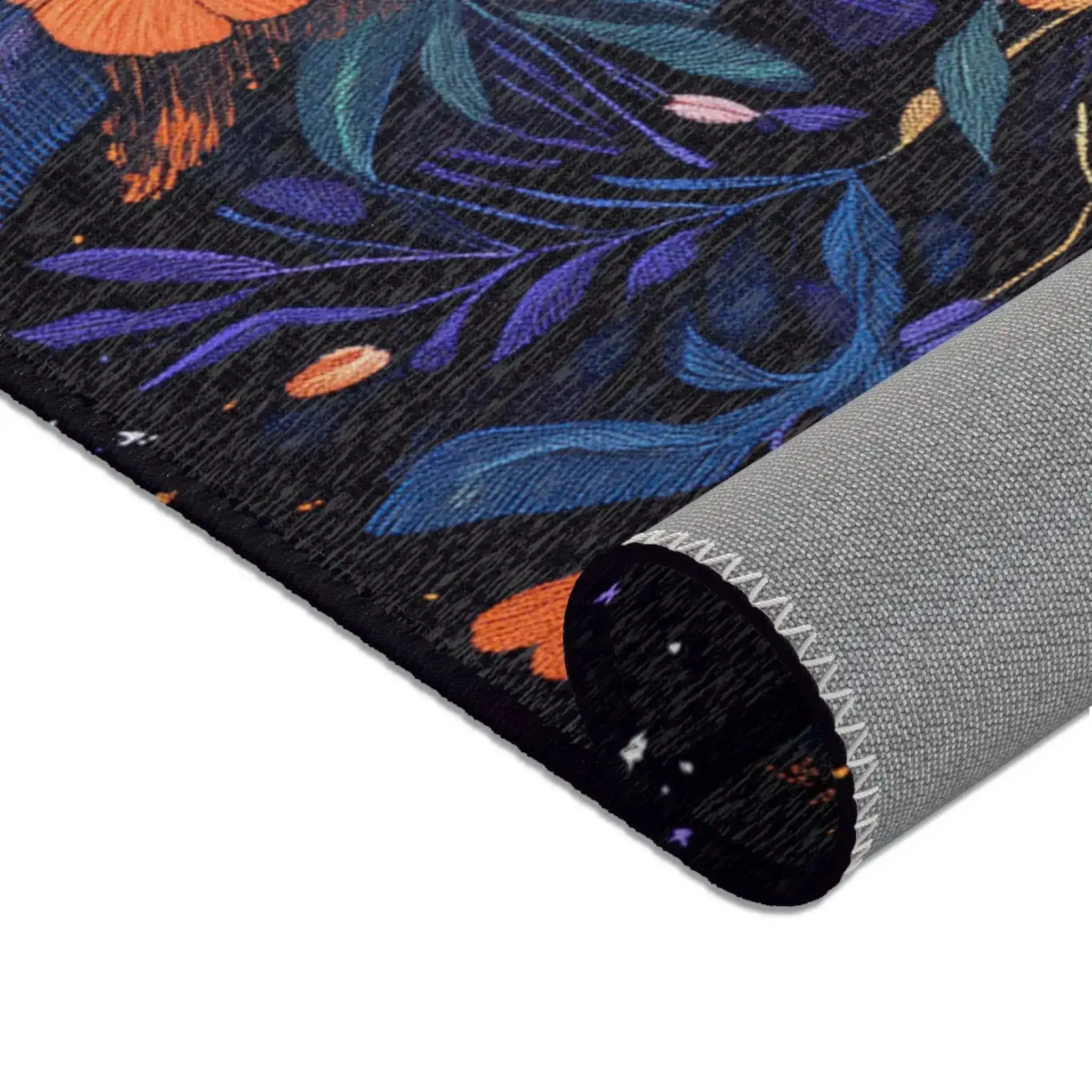 Botanical Bliss Floral Design Accent Rug - Image 4