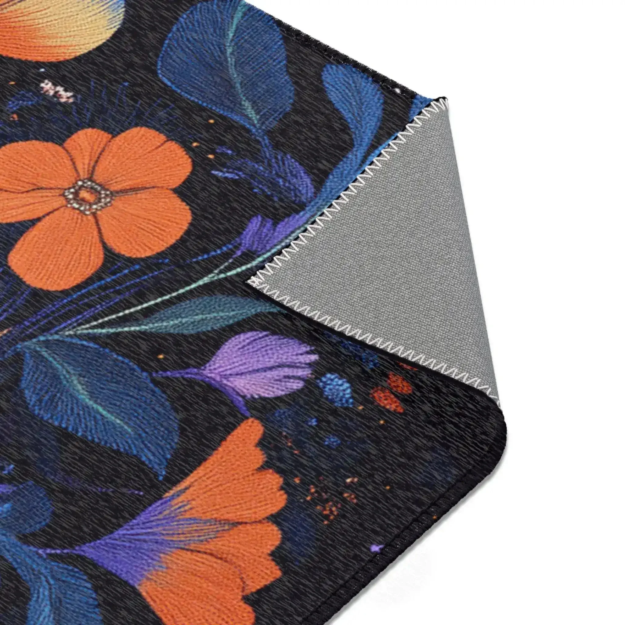Botanical Bliss Floral Design Accent Rug - Image 8