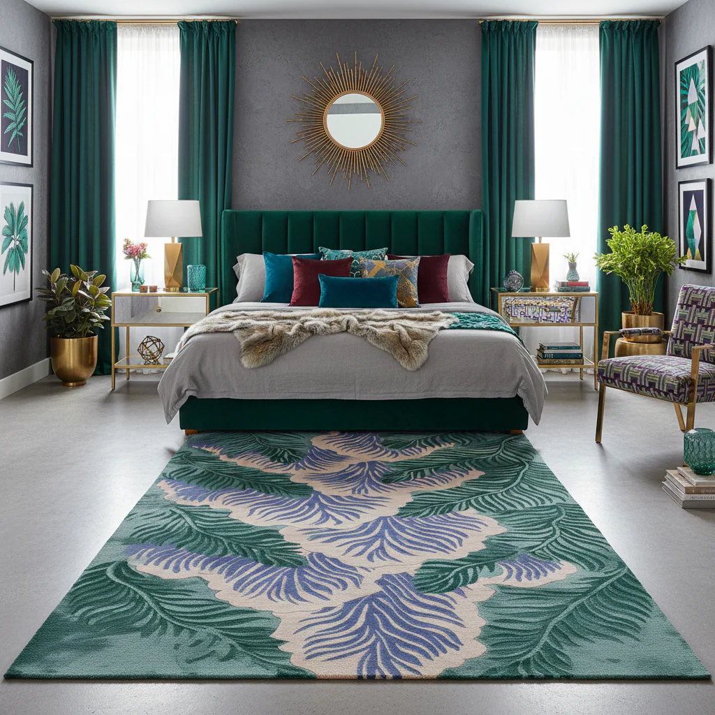 Botanical Dream Hand Tufted Wool Rug - Image 2