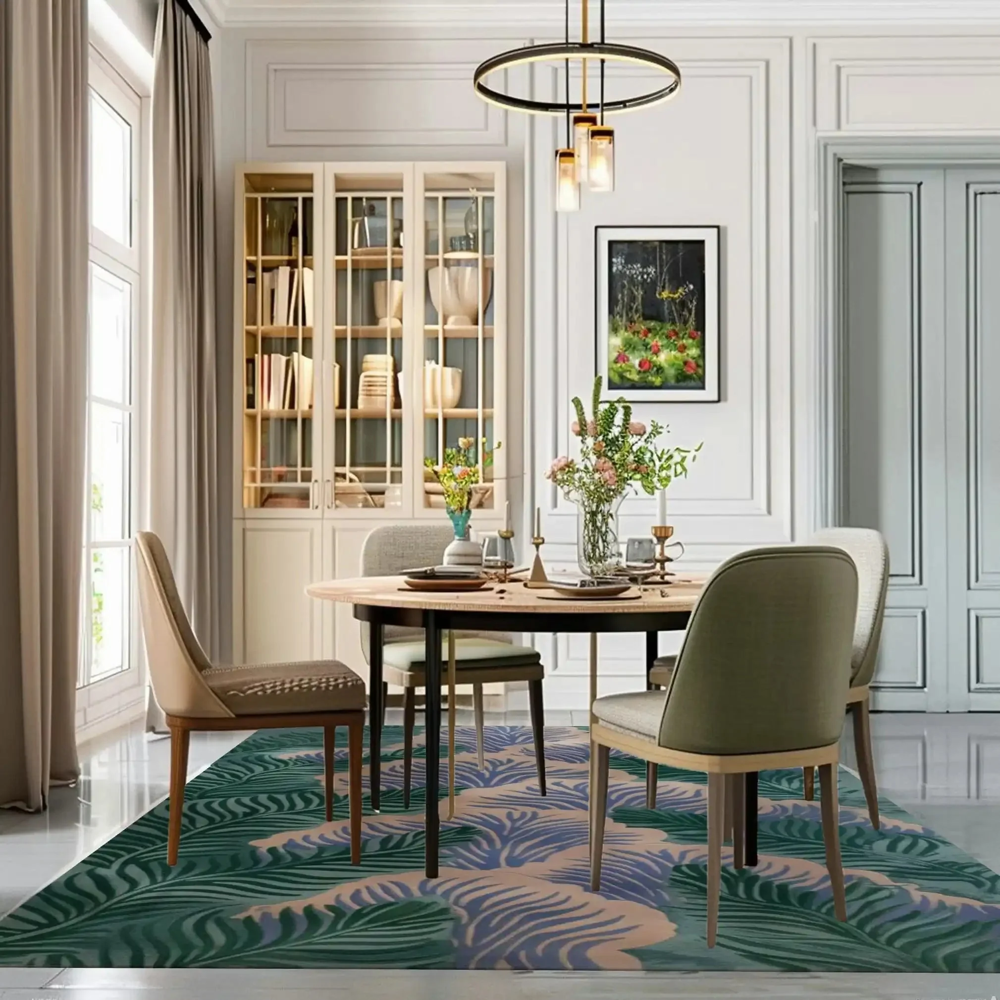 Botanical Dream Hand Tufted Wool Rug - Image 4
