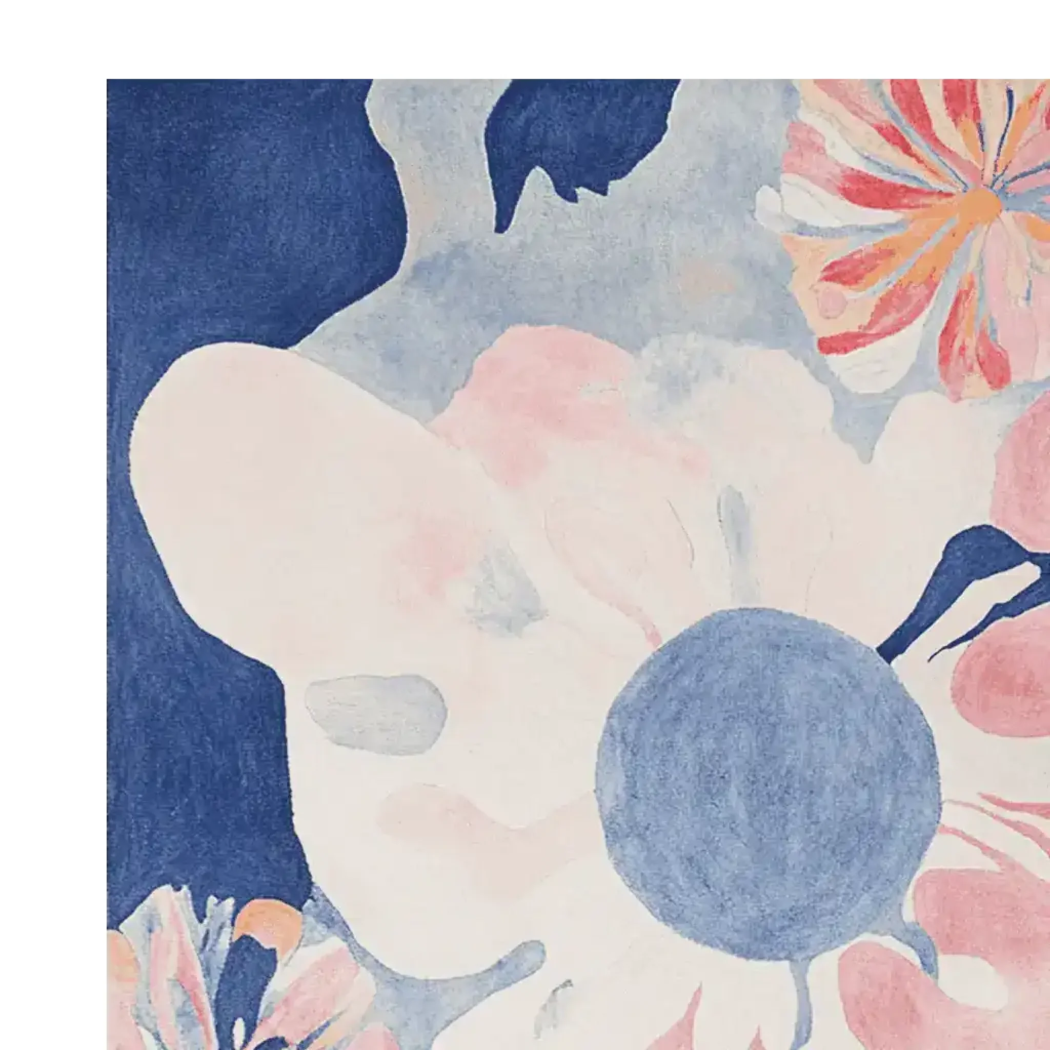 Botanical Dream Tapestry Hand Tufted Rug - Image 9