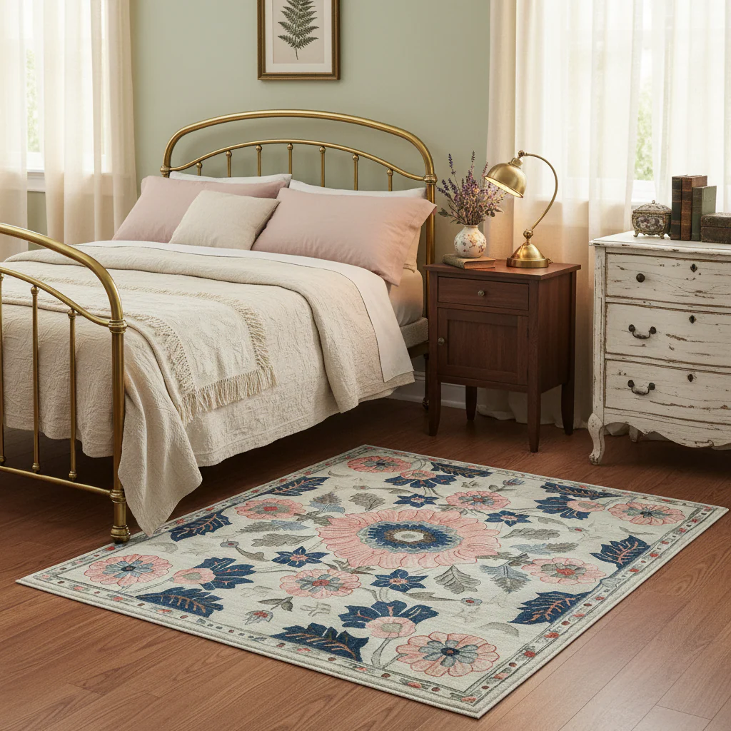 Botanical Rhapsody Dream Hand Tufted Rug - Image 4
