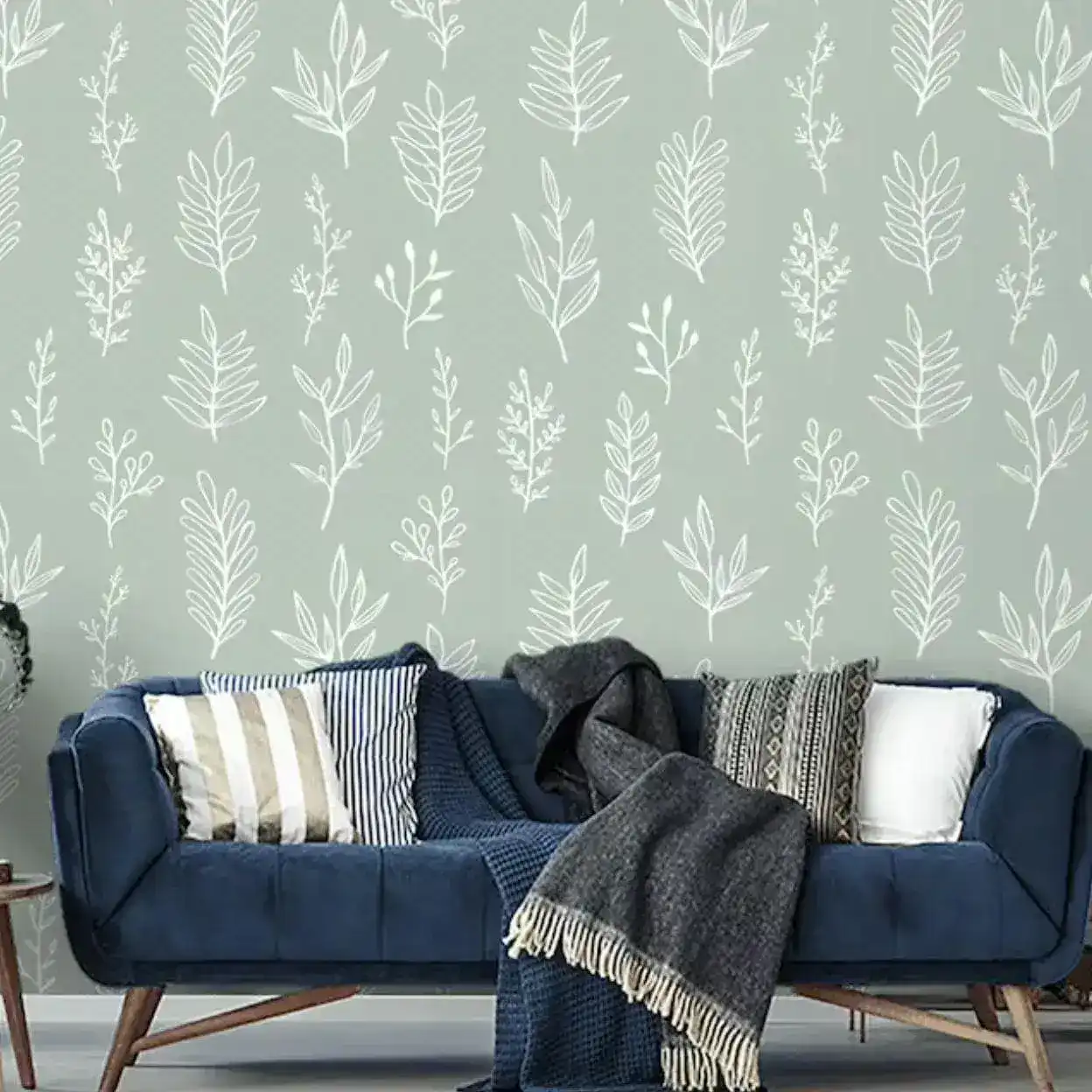 Botanical Sage Green Wallpaper - Image 6