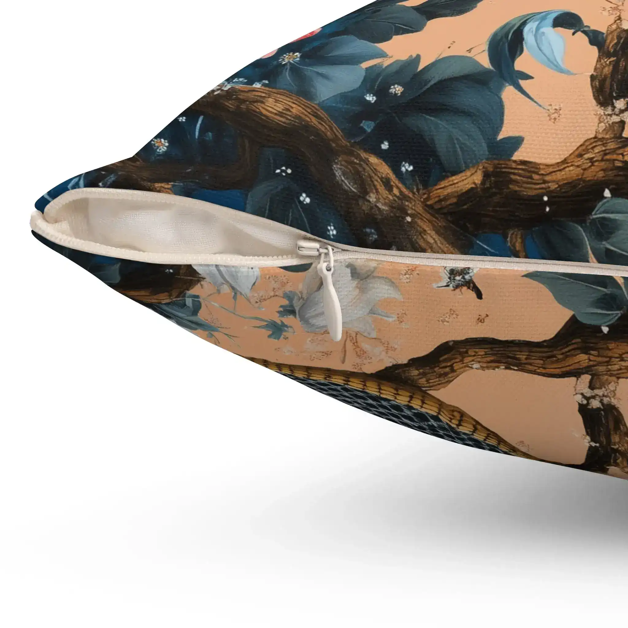 Botanical Serpent Throw Pillow - Image 2