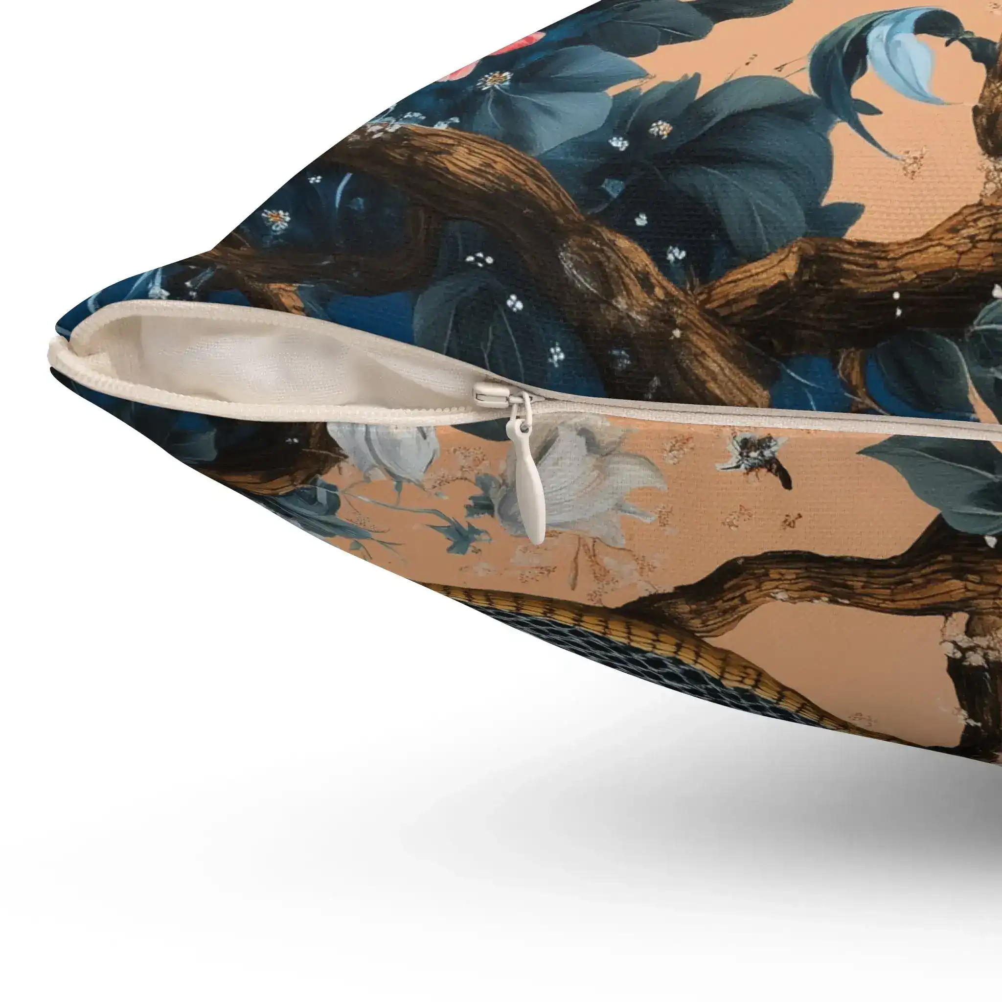 Botanical Serpent Throw Pillow - Image 6