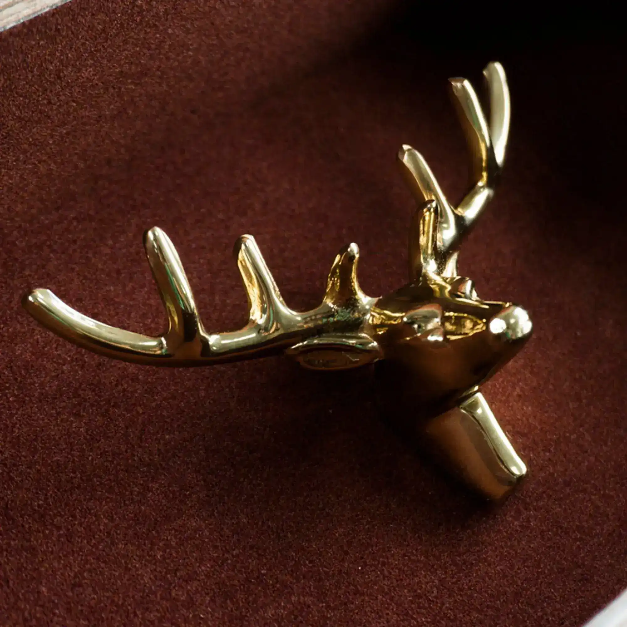 Brass American Retro Deer with Atler Cabinet Door Knob - Image 8