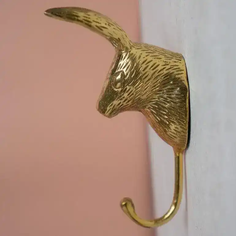 Brass Rabbit Hooks - Pack of 4 - Image 3