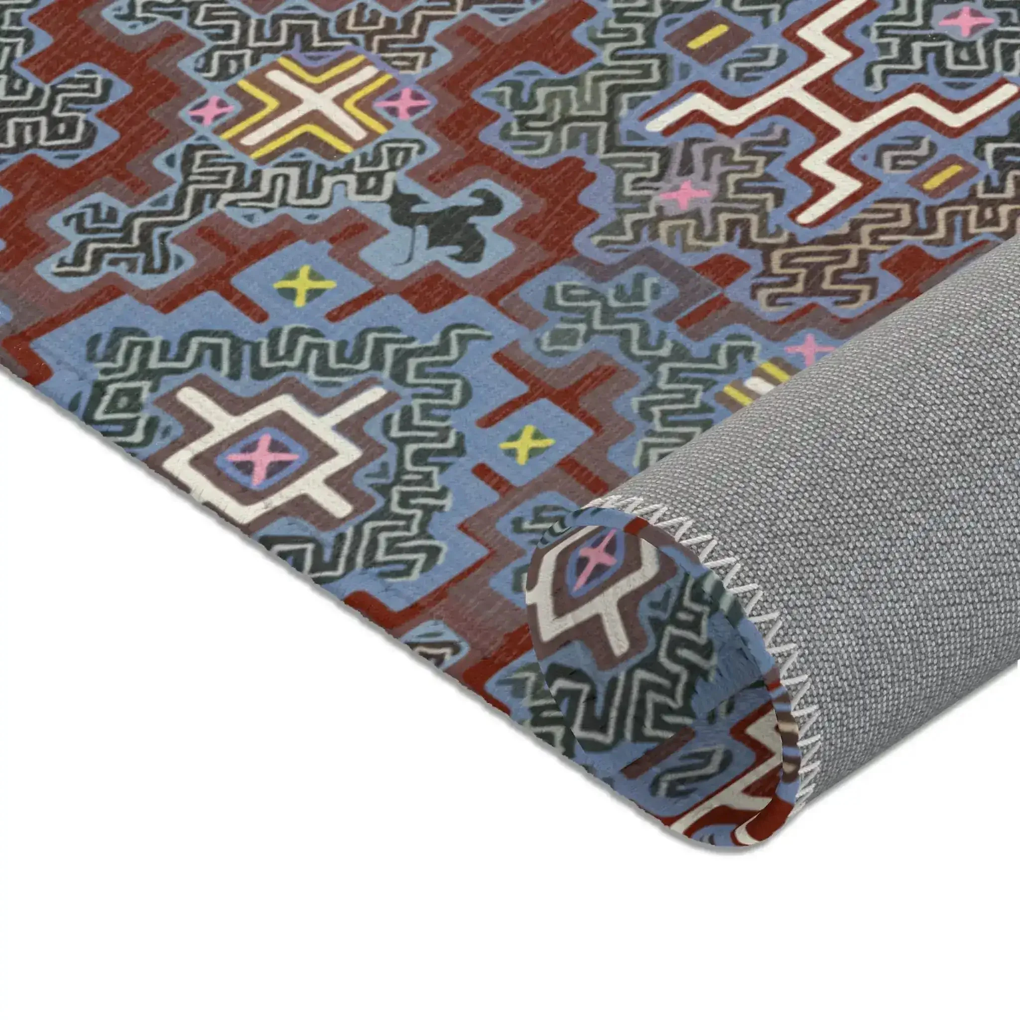 Brick Blaze Geo Accent Rug - Image 4