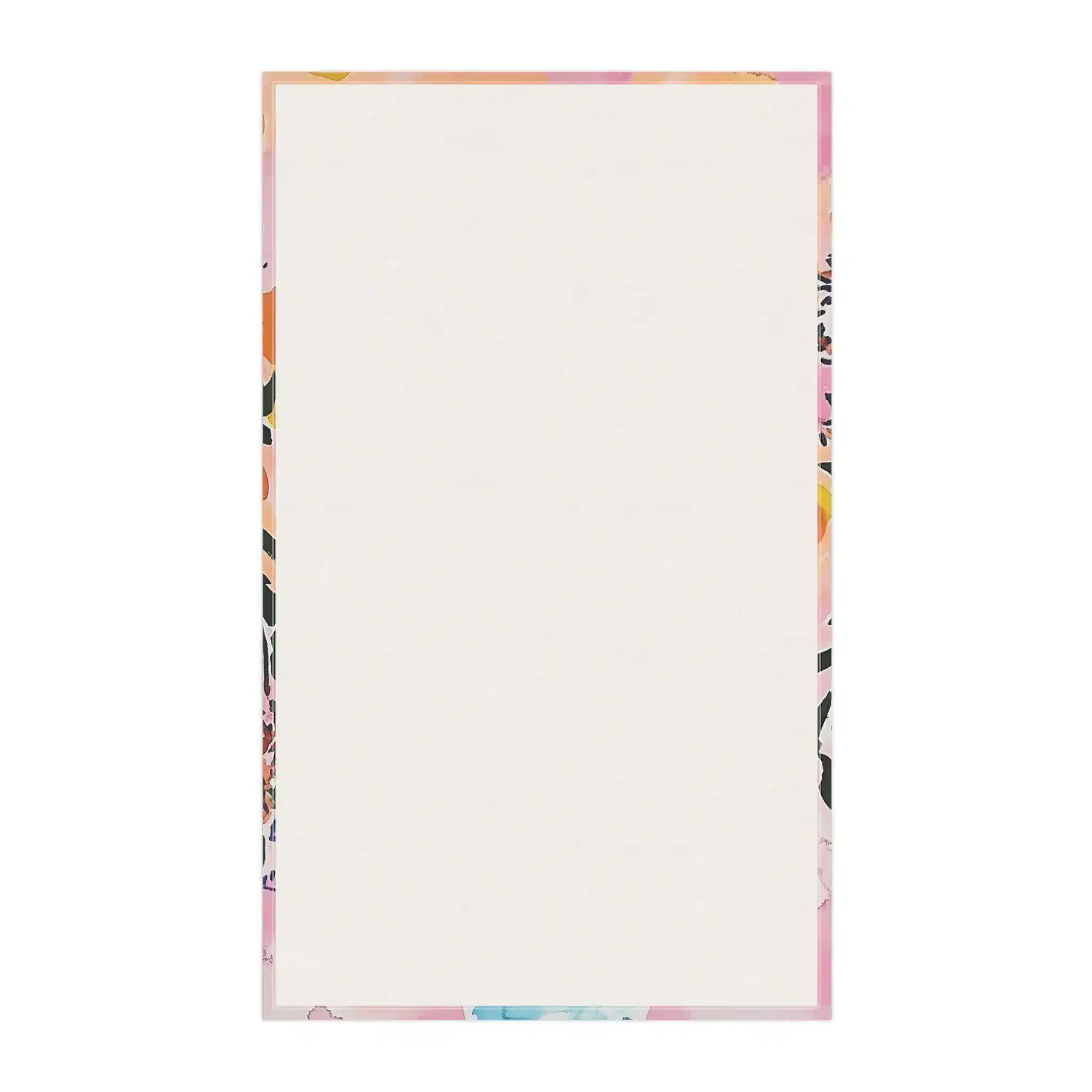 Bright Floral Arrangement in Blue Vase Kitchen Towel - Image 3