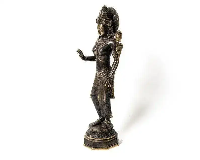 Bronze Majapahit Devi Tara Statue - Image 8