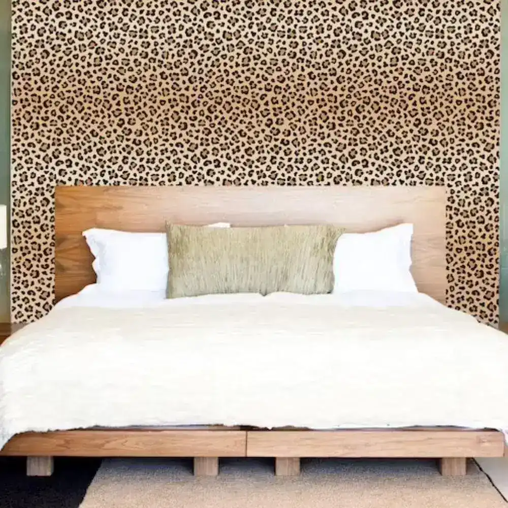 Brown Leopard Dots Wallpaper - Image 4