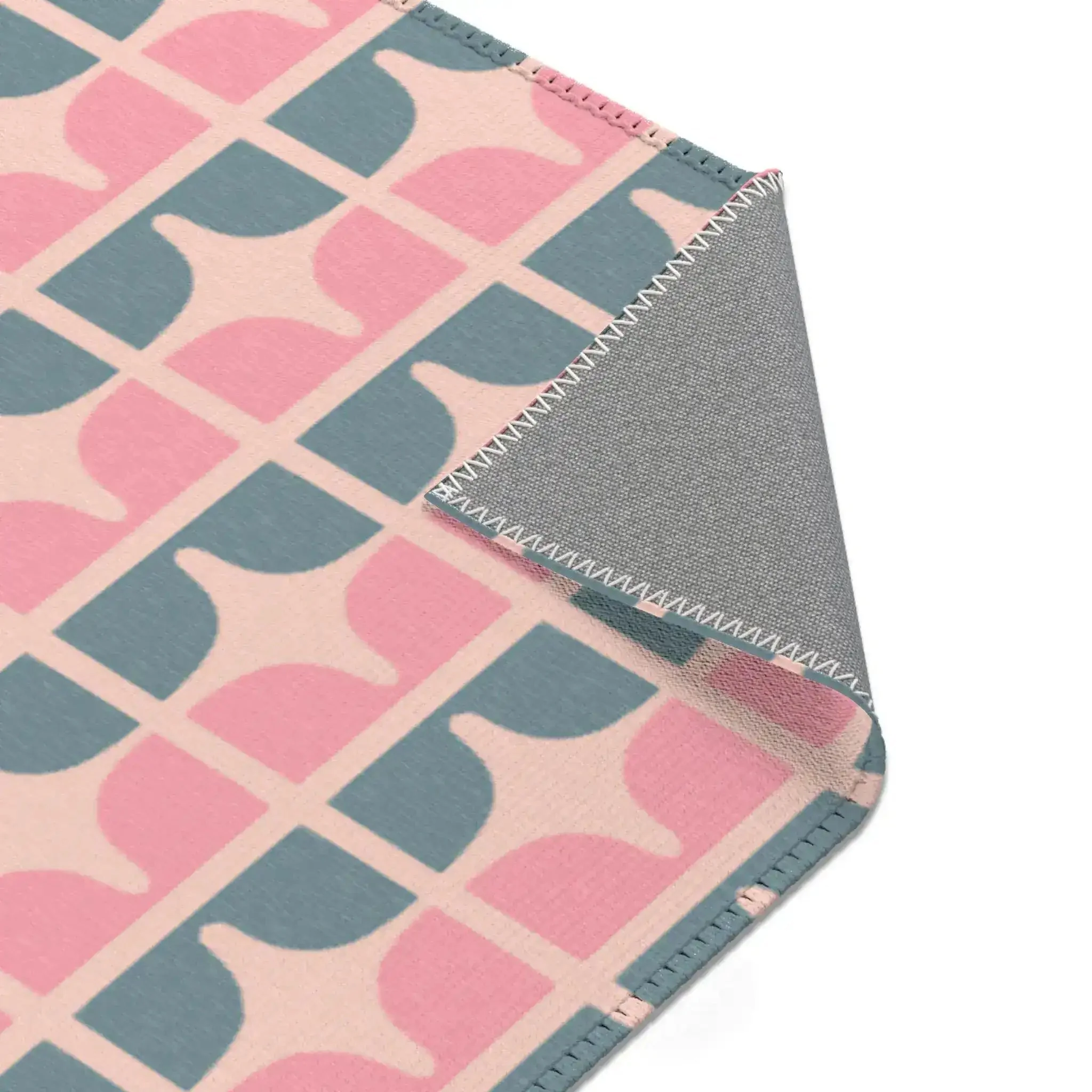 Bubblegum Grid Glow Accent Rug - Image 6