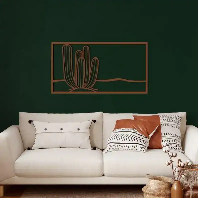 Cactus Metal Wall Decor - Image 4