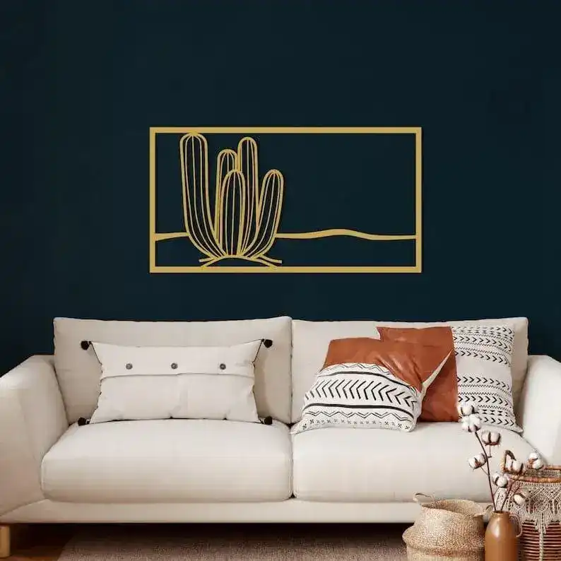 Cactus Metal Wall Decor - Image 5