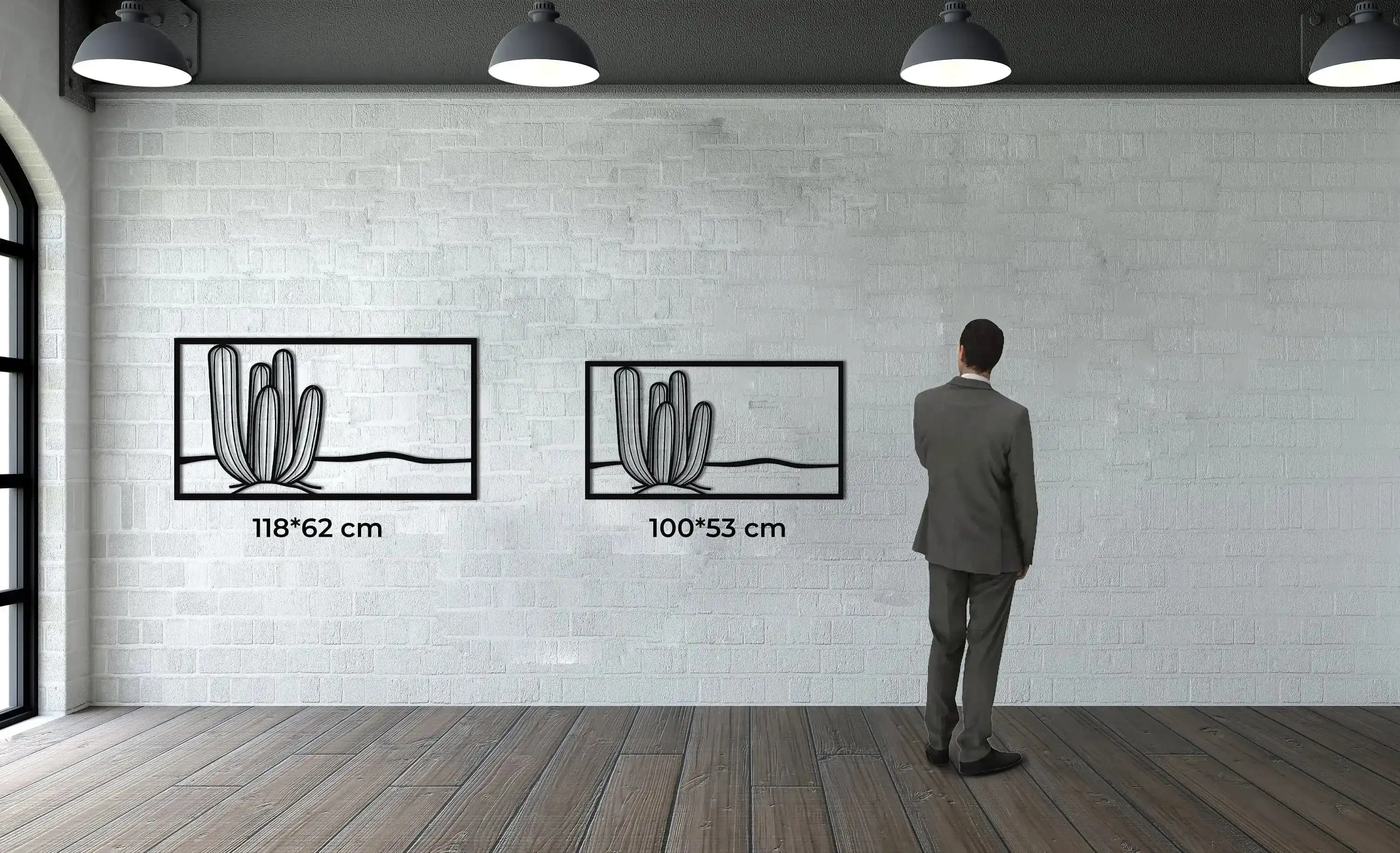 Cactus Metal Wall Decor - Image 7