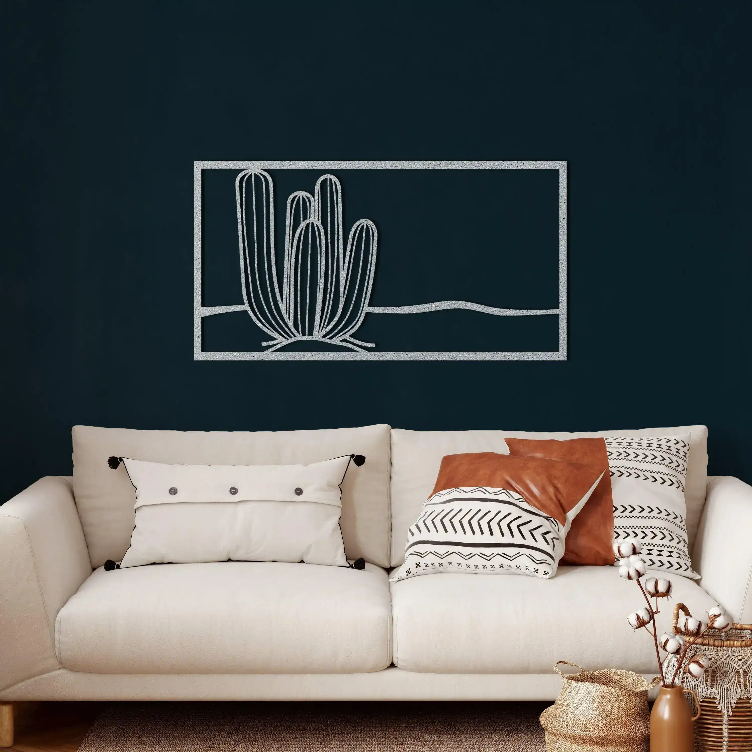 Cactus Metal Wall Decor - Image 9