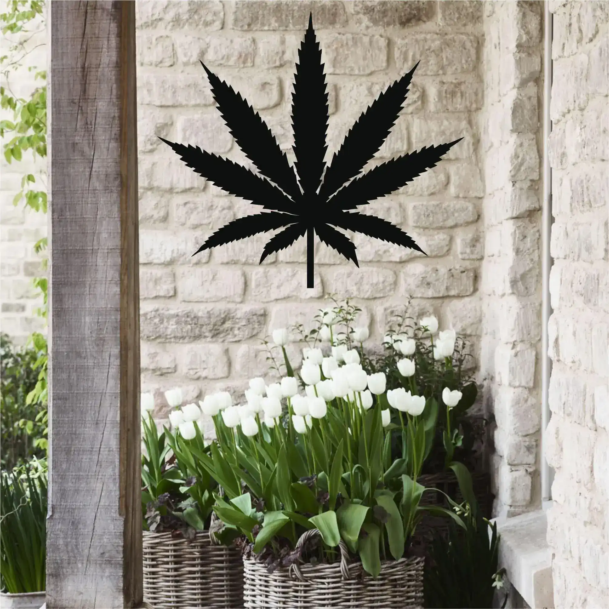 Cannabis Leaf Metal Wall Decor - Image 3