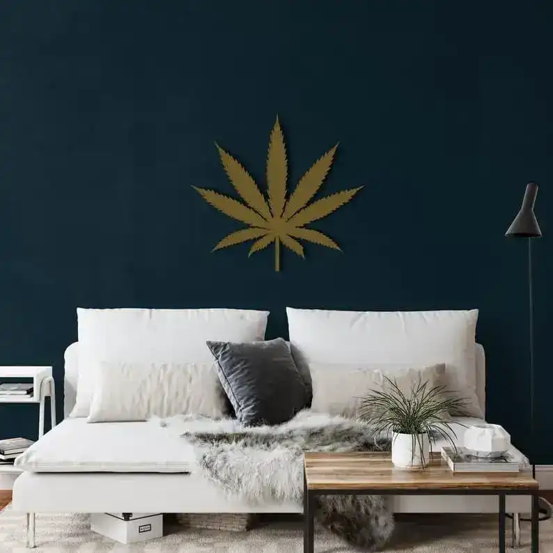 Cannabis Leaf Metal Wall Decor - Image 6