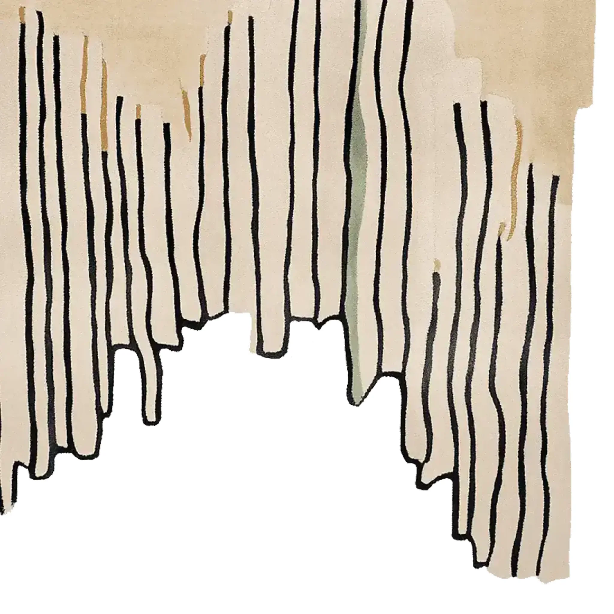 Canyon Echo Lines Hand Tufted Rug - Image 5
