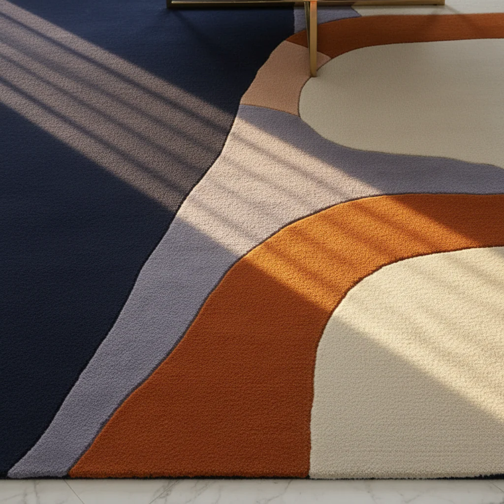 Canyon Vein Flow Hand Tufted Rug - Image 4