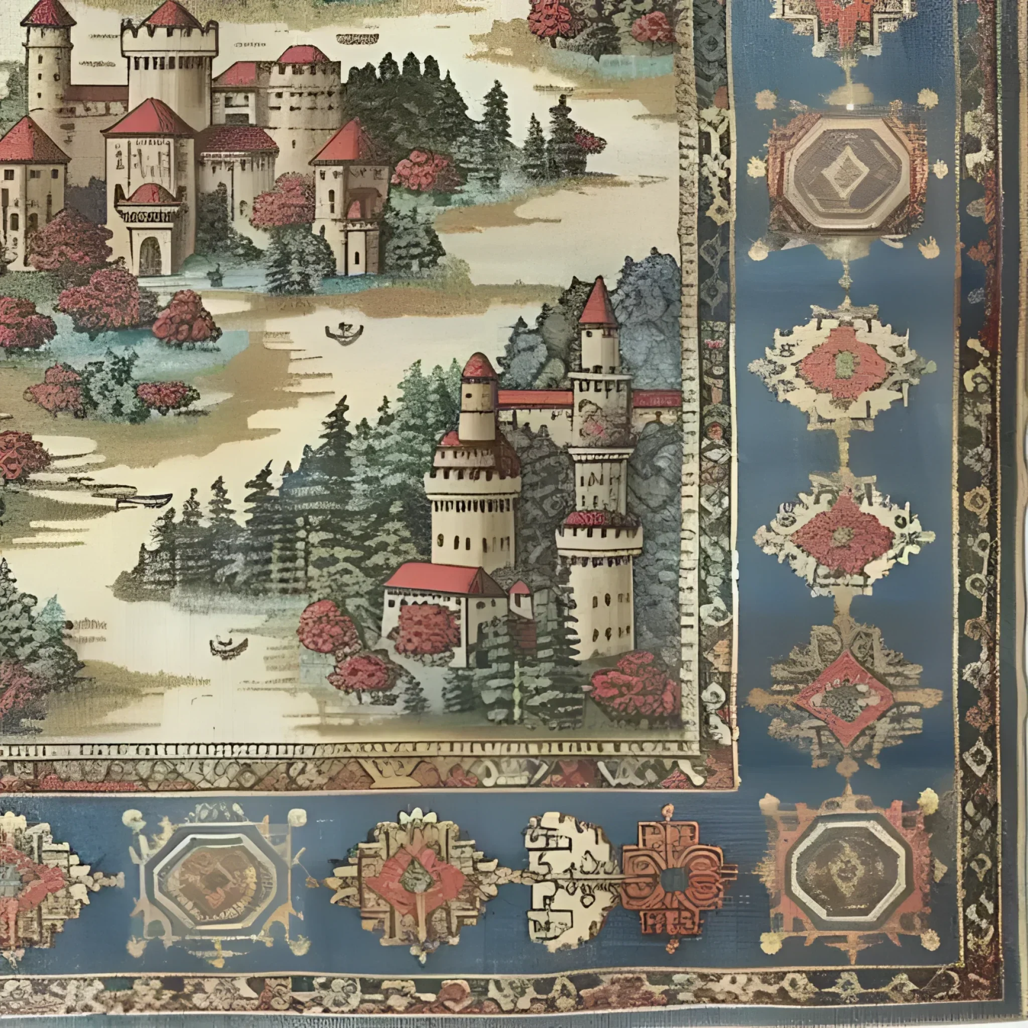 Castle Country Wool Hand Knotted Area Rug - Image 10