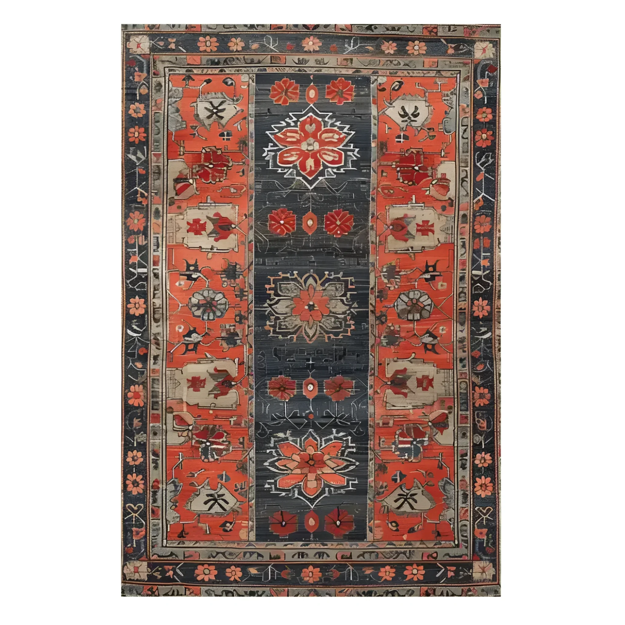 Caucasus Heritage Knotted Wool Rug