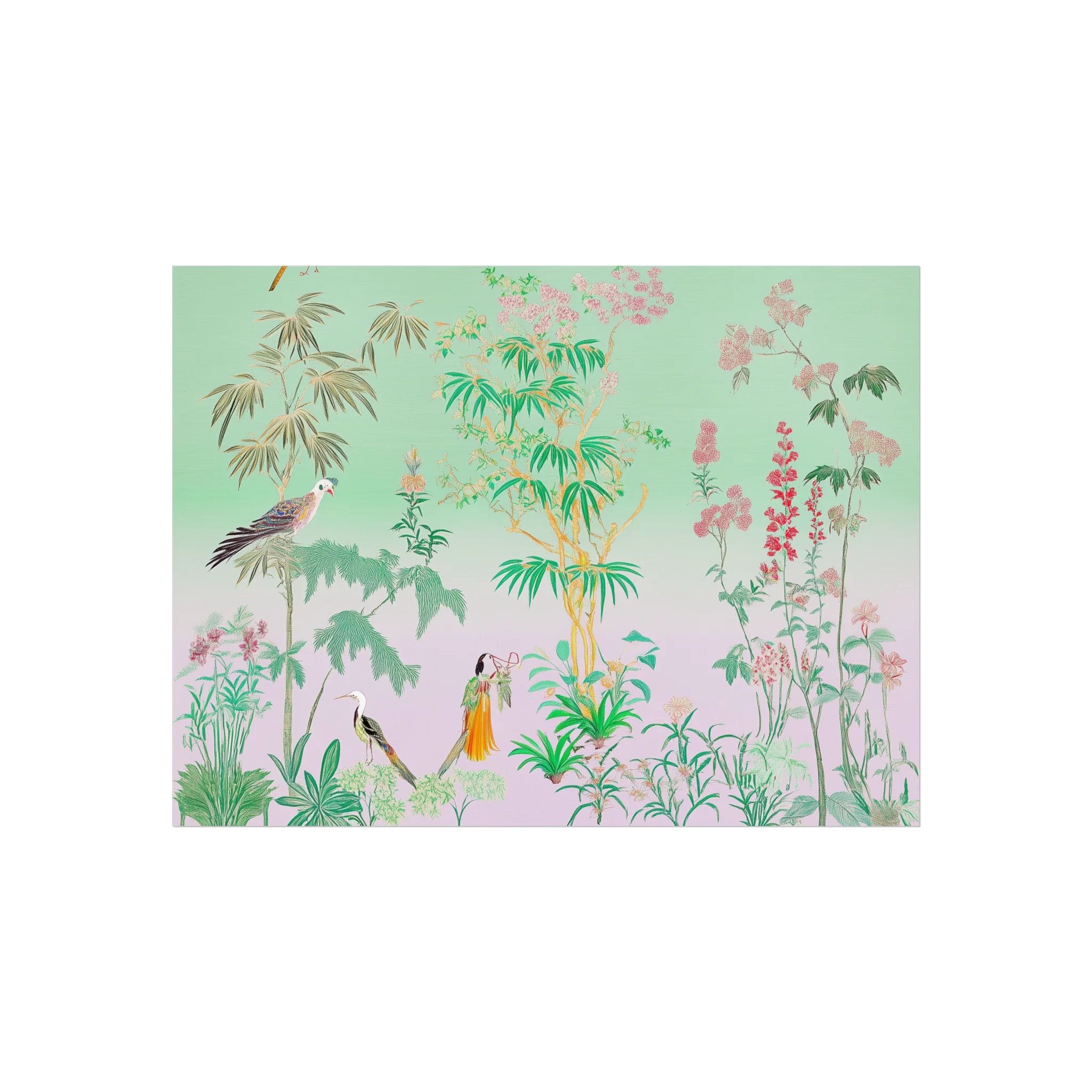 Celadon Orchid Serenade Fine Art Poster - Image 5