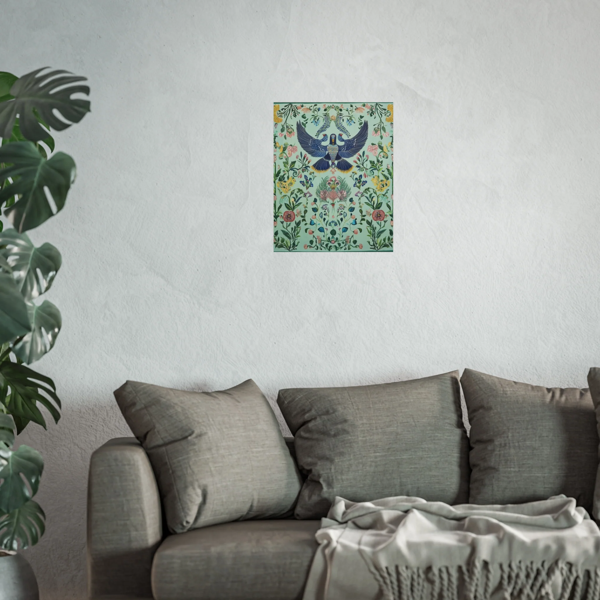 Celestial Aviary Botanical Fine Art Poster - Image 31