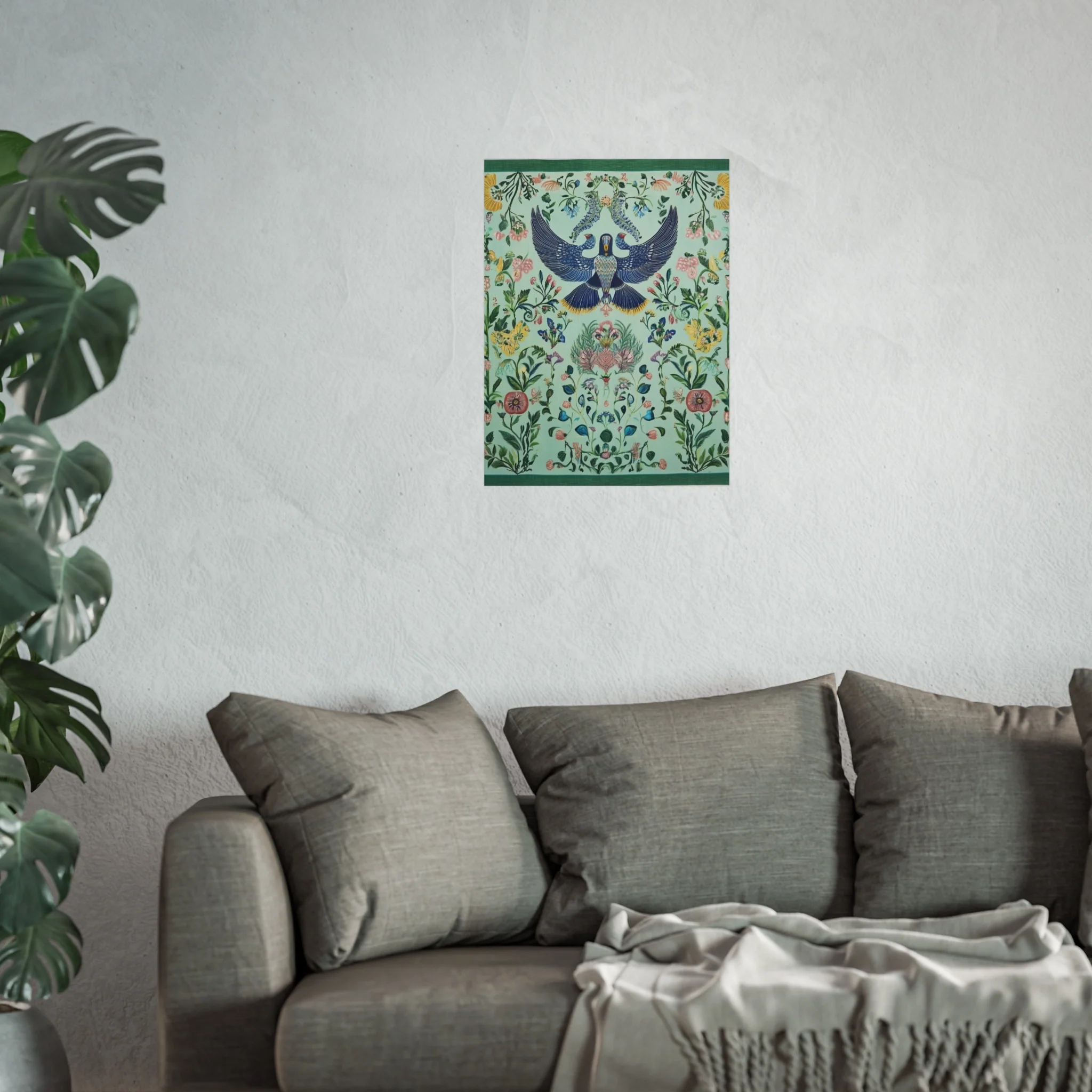 Celestial Aviary Botanical Fine Art Poster - Image 35
