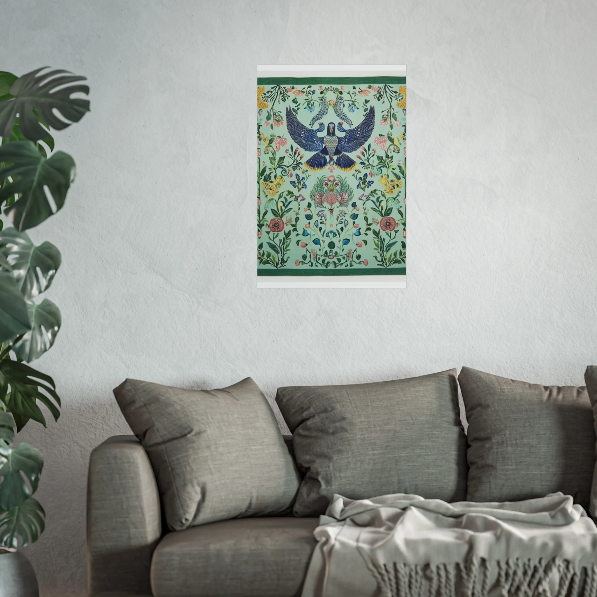 Celestial Aviary Botanical Fine Art Poster - Image 37