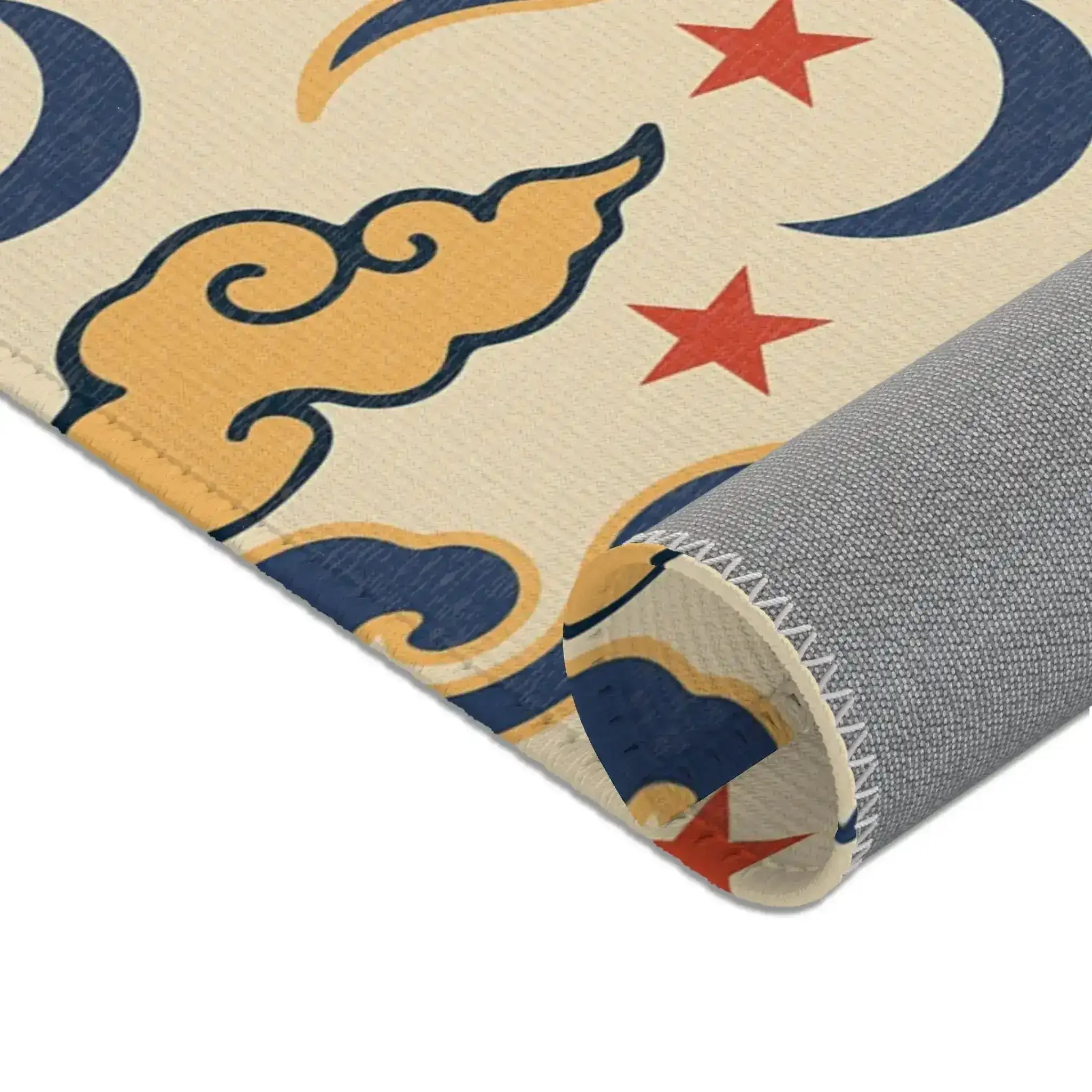 Celestial Clouds & Stars Accent Rug - Image 4