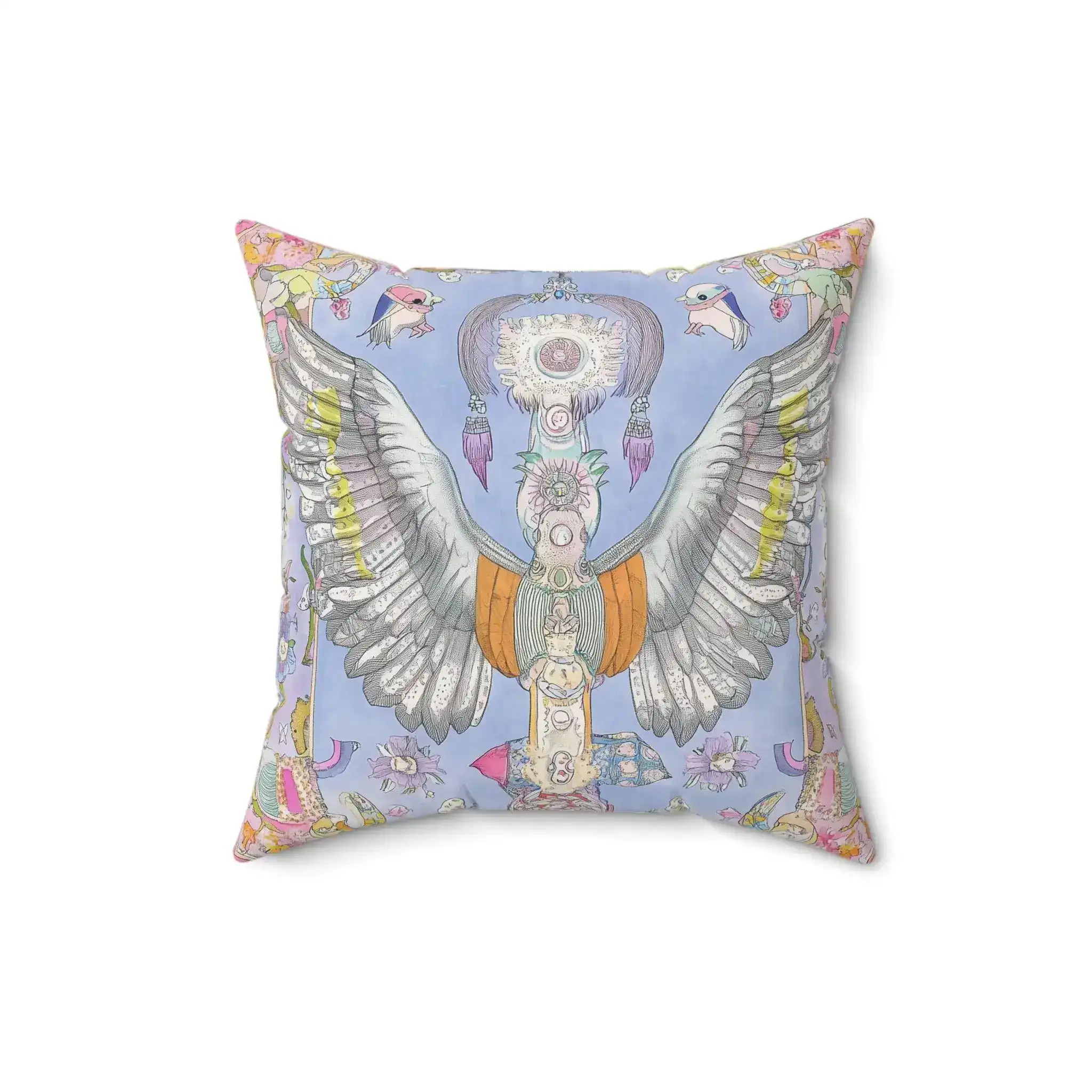 Celestial Dreambird Throw Pillow - Image 3