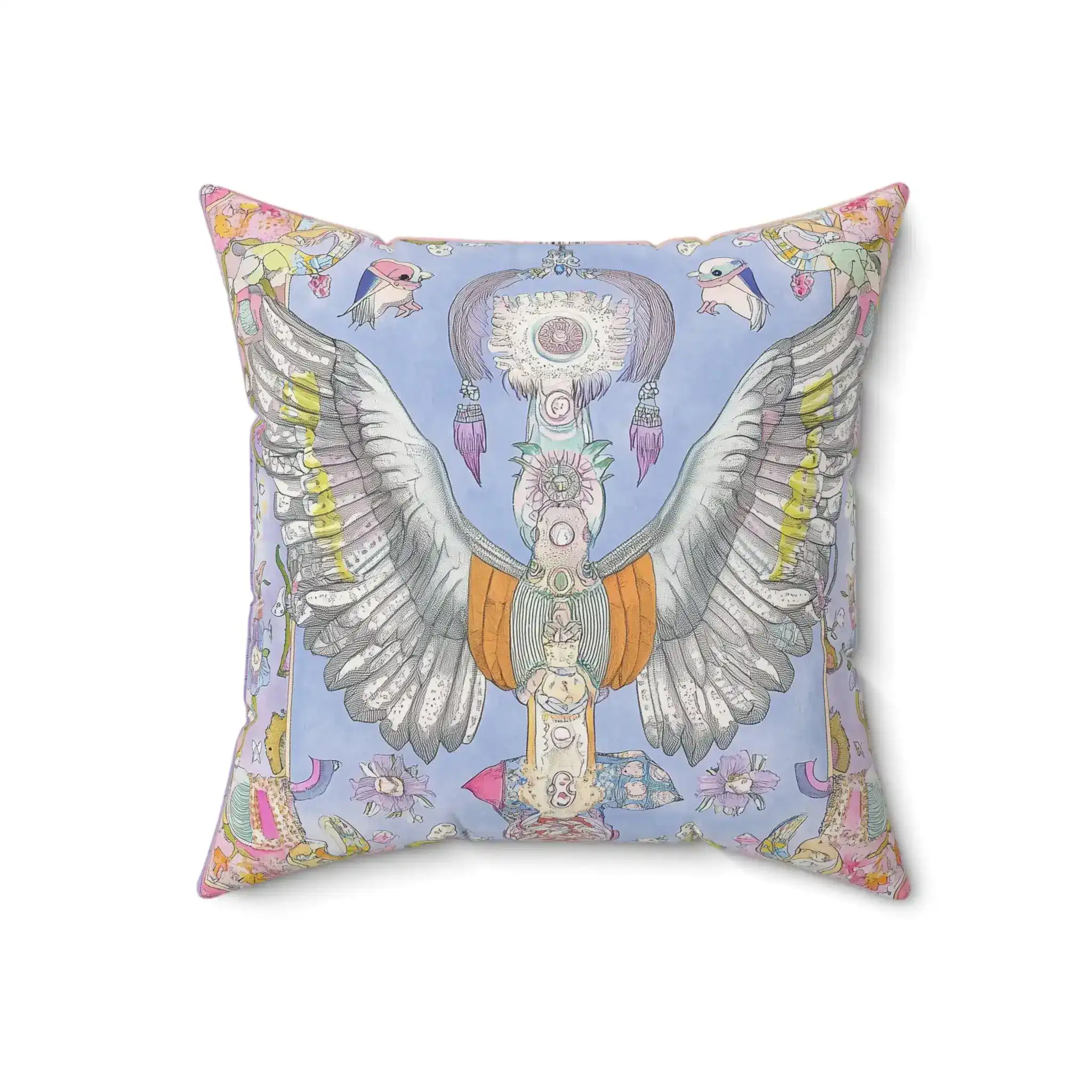 Celestial Dreambird Throw Pillow - Image 4
