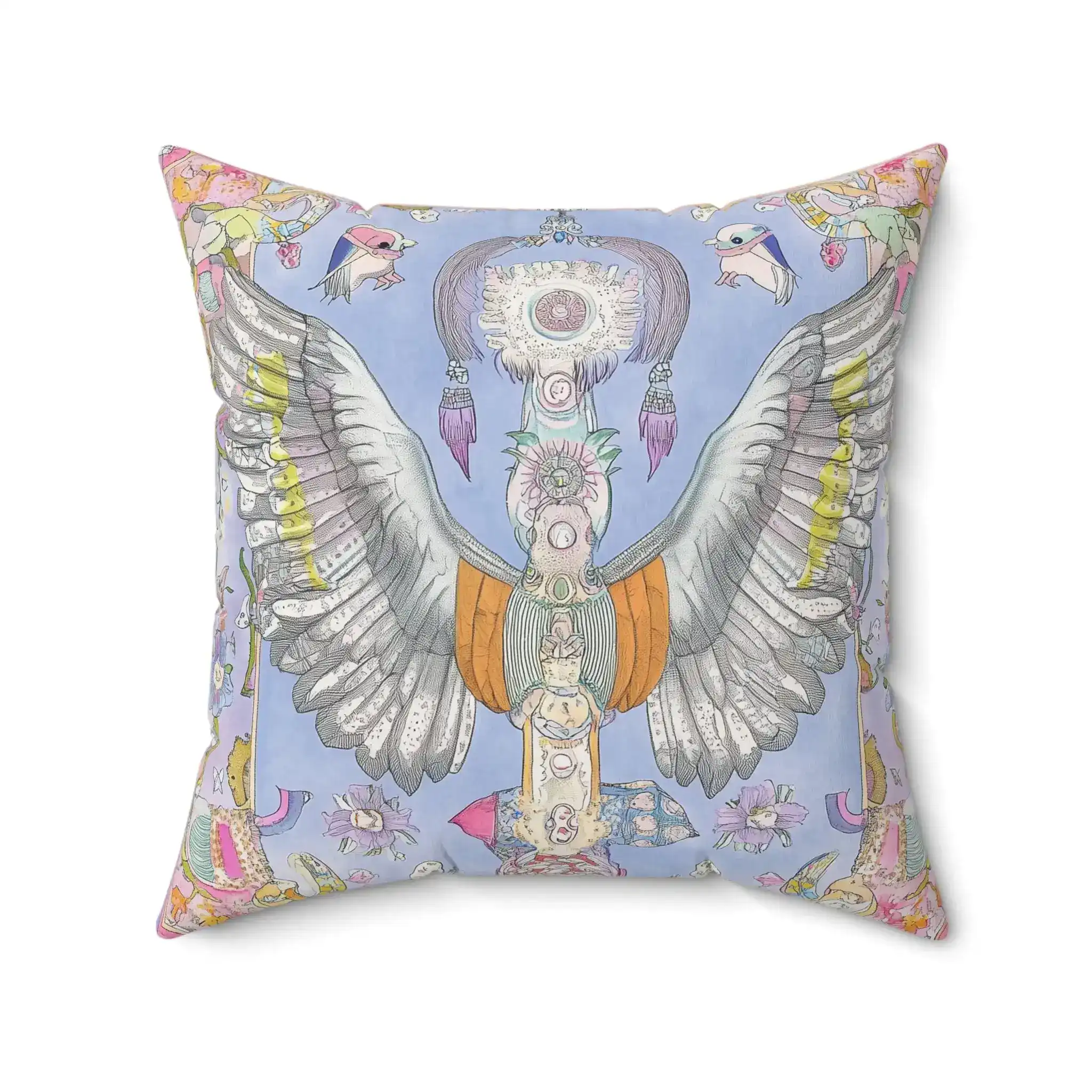 Celestial Dreambird Throw Pillow - Image 5