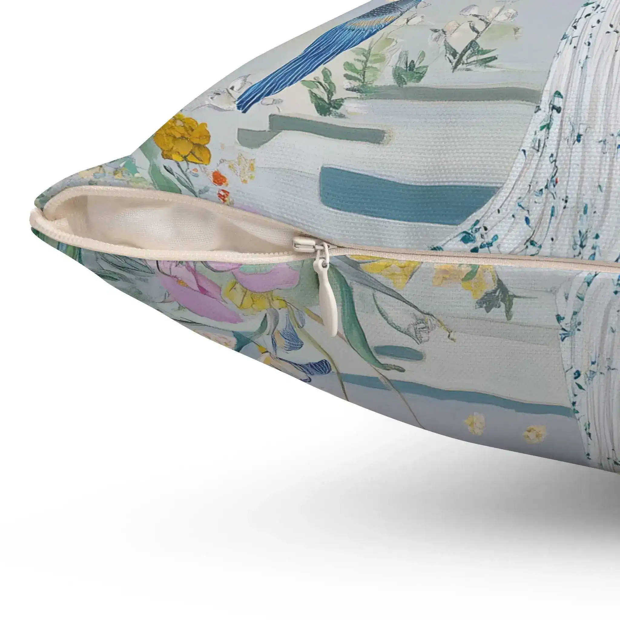 Celestial Garden Reverie Throw Pillow - Image 3