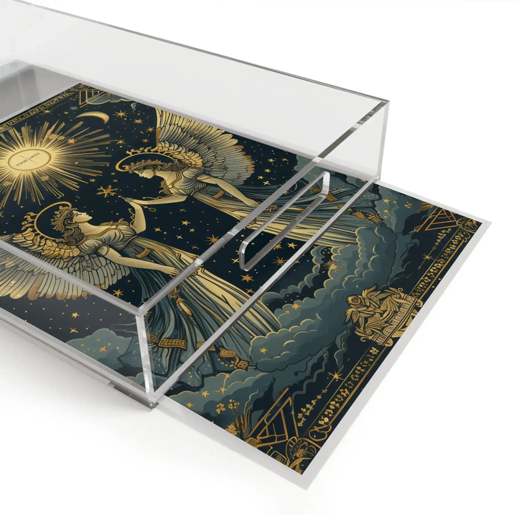 Celestial Gemini – Zodiac-Inspired Serving Tray - Image 4