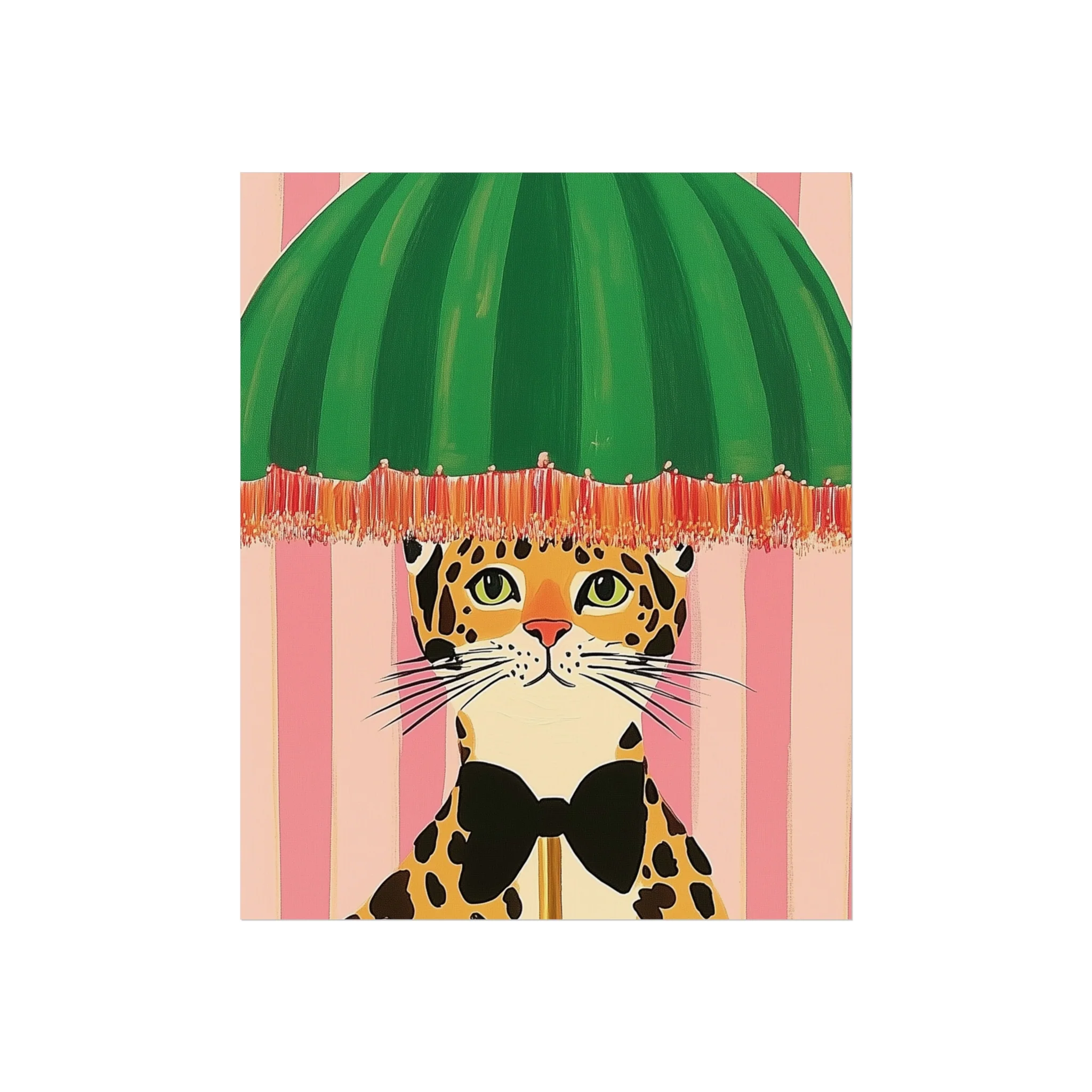 Dapper Leopard Fine Art Poster - Image 3