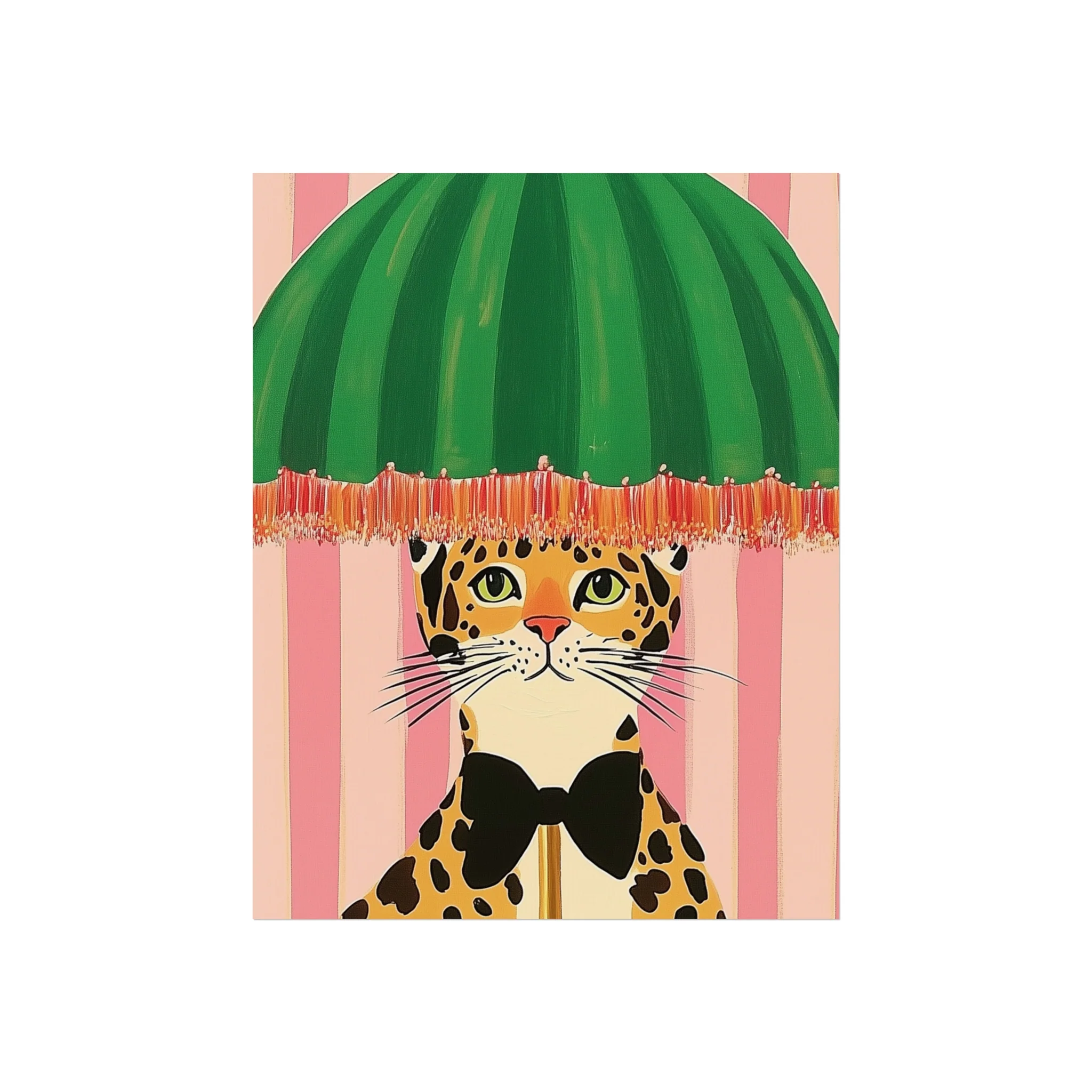 Dapper Leopard Fine Art Poster - Image 4