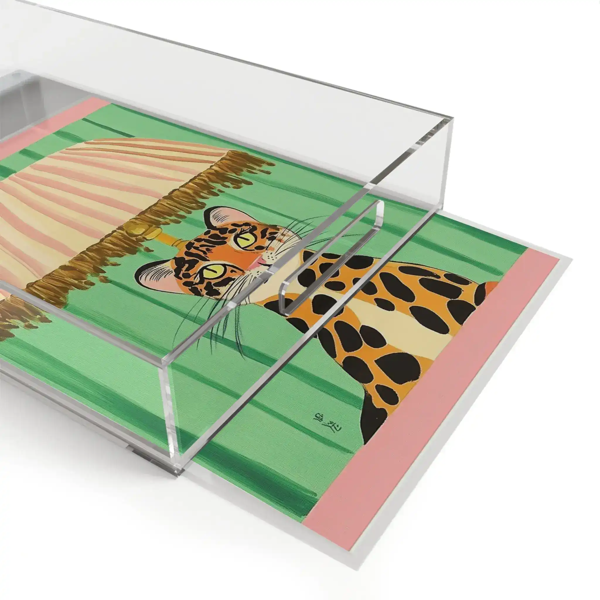 Chic Leopard Lamp Serving Tray - Image 4