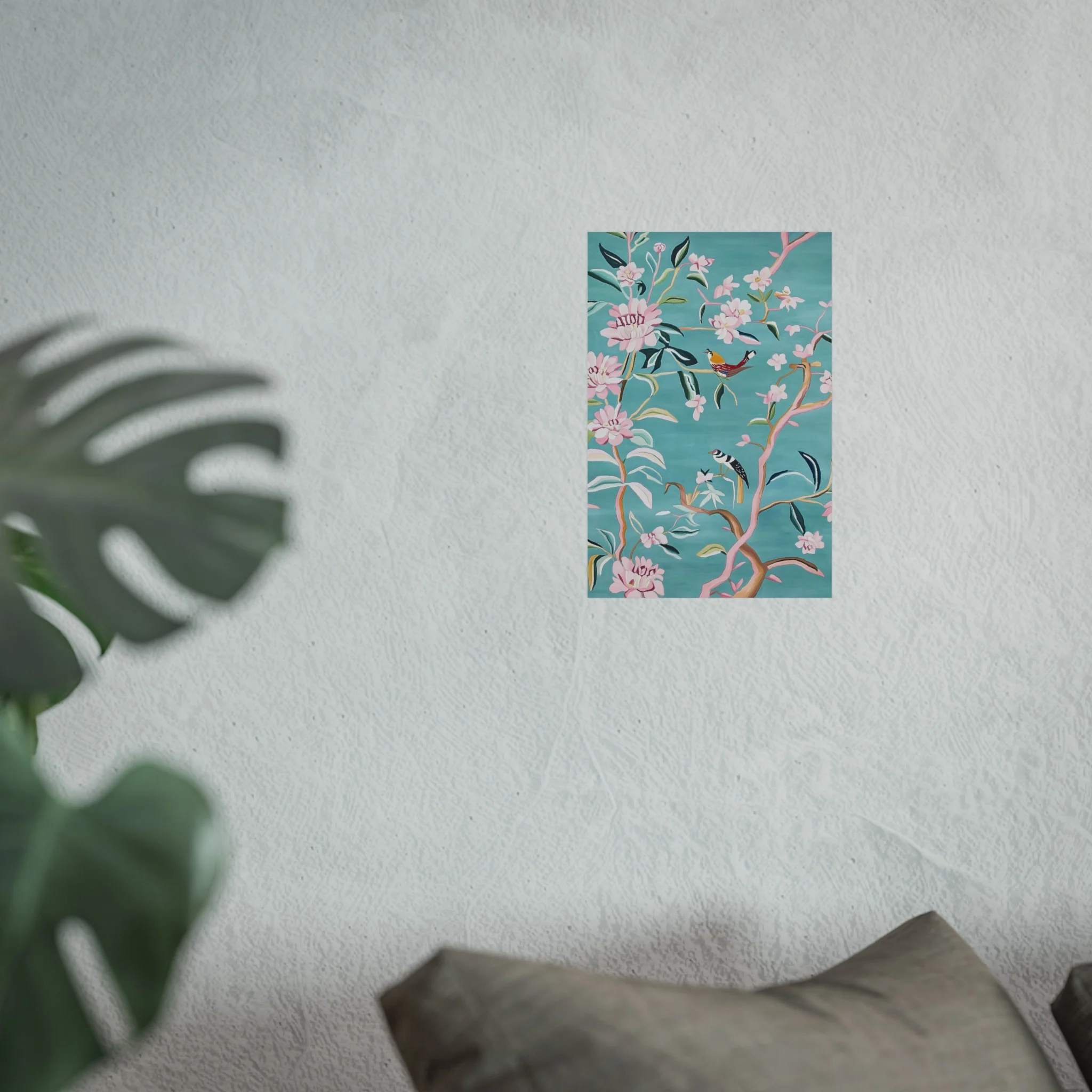 Chinoiserie Birds and Cherry Blossom Fine Art Poster - Image 19
