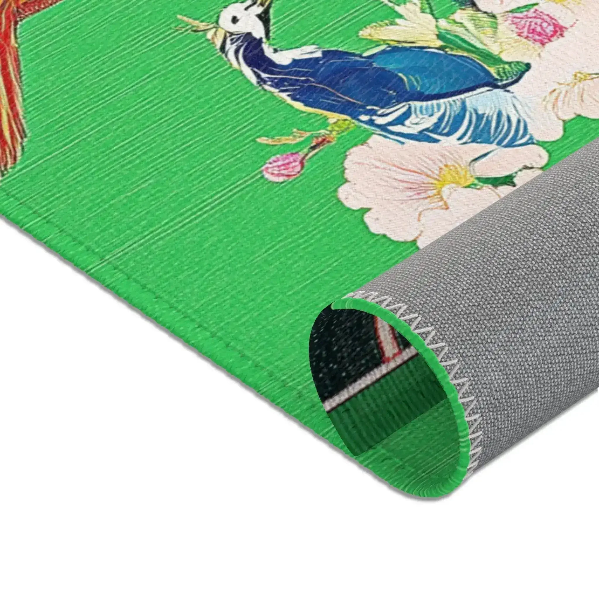 Chinoiserie Blossom Birds Accent Rug - Image 2